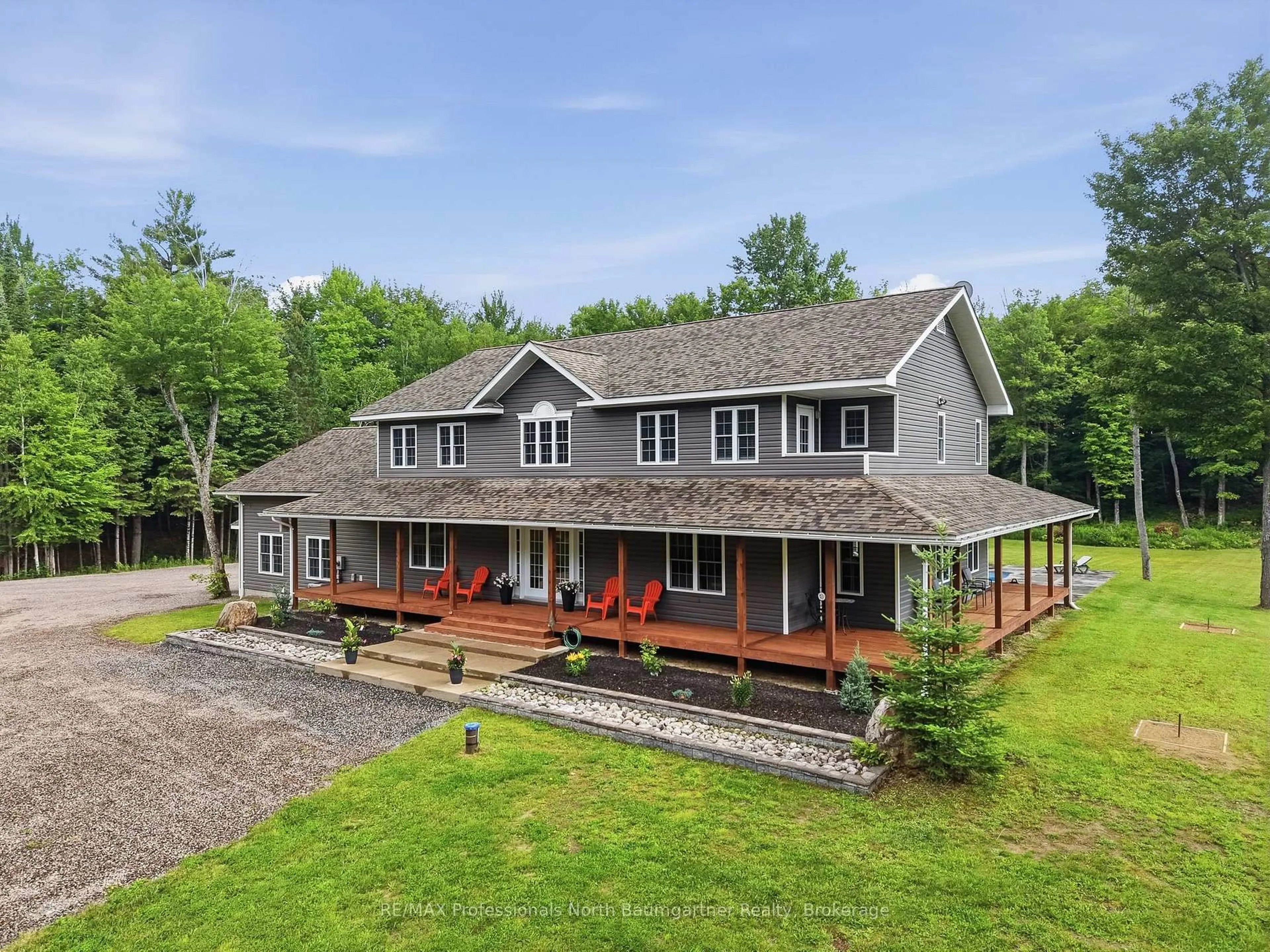A pic from outside/outdoor area/front of a property/back of a property/a pic from drone, unknown for 12688 Highway 118, Dysart et al Ontario K0M 1S0