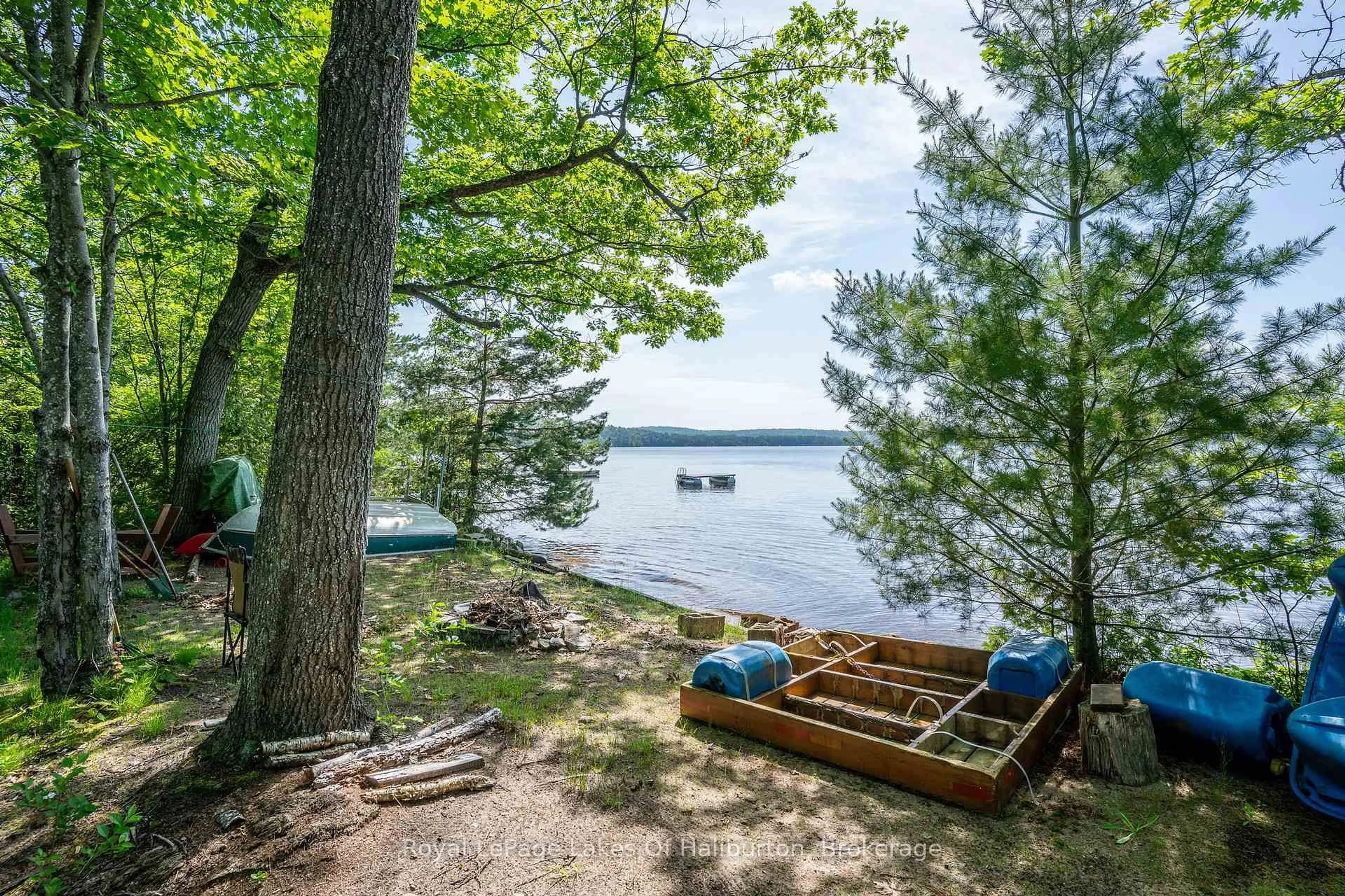 Patio, water/lake/river/ocean view for 1079 Halls Lake Rd, Algonquin Highlands Ontario K0M 1S0