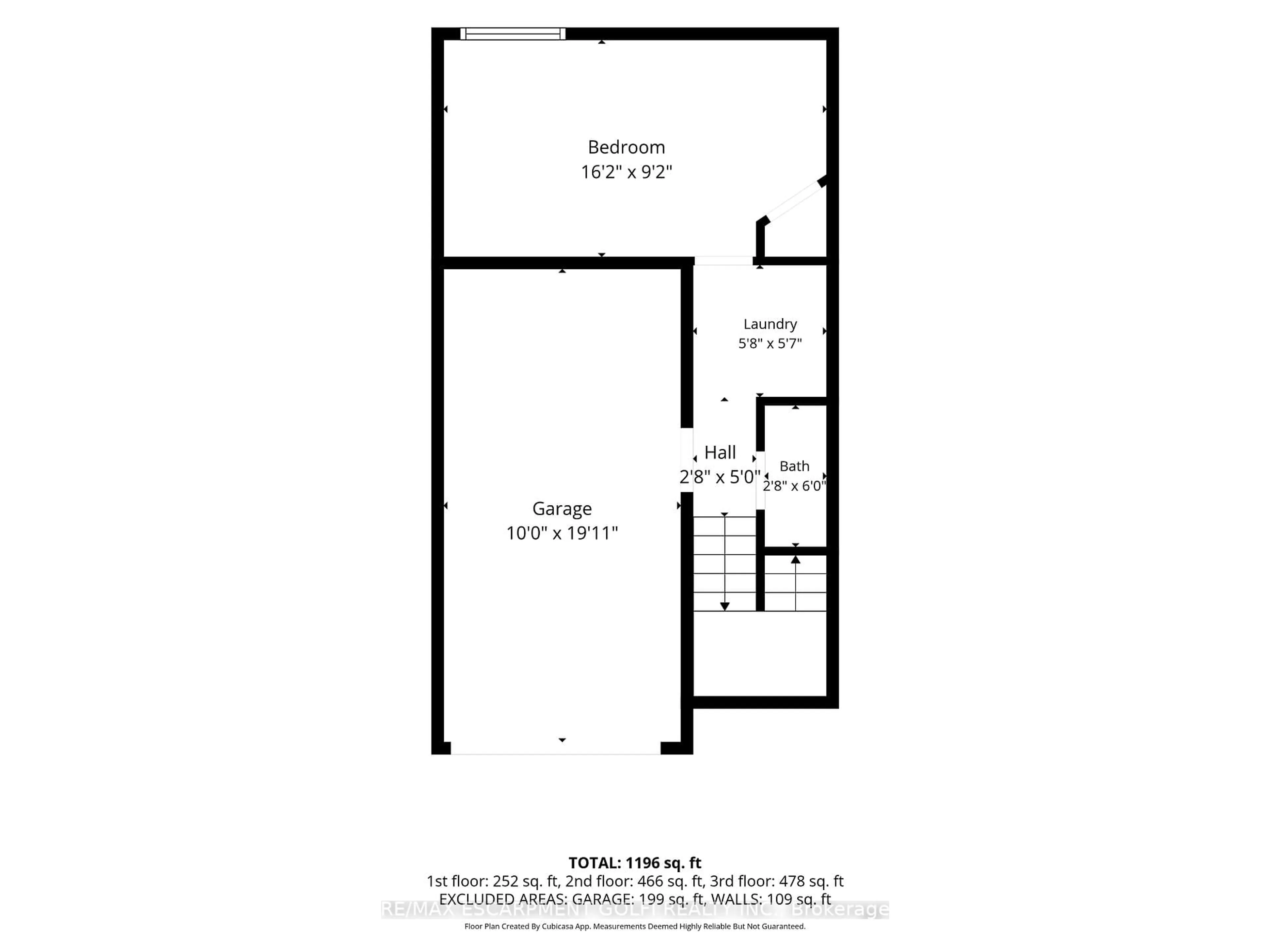Floor plan for 63 Fonthill Rd #14, Hamilton Ontario L9C 6T1