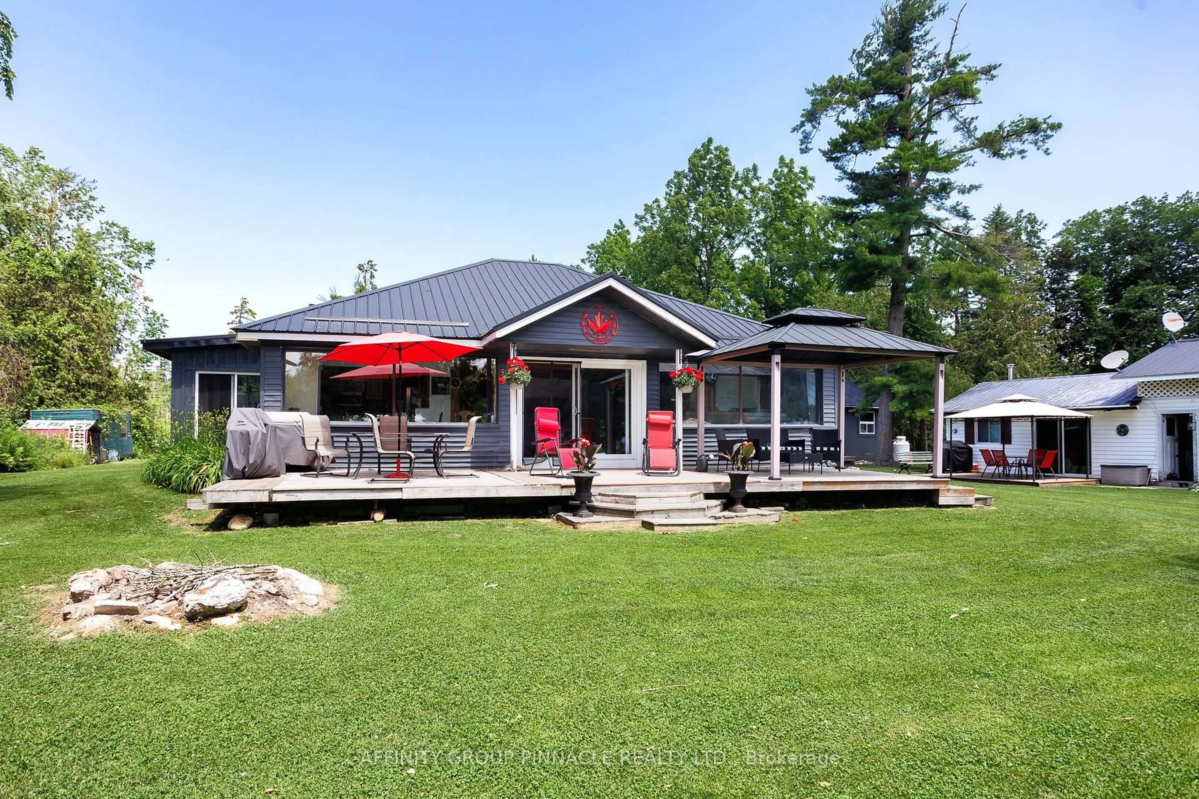 Patio, water/lake/river/ocean view for 34 Coldstream Rd, Kawartha Lakes Ontario K0M 1N0