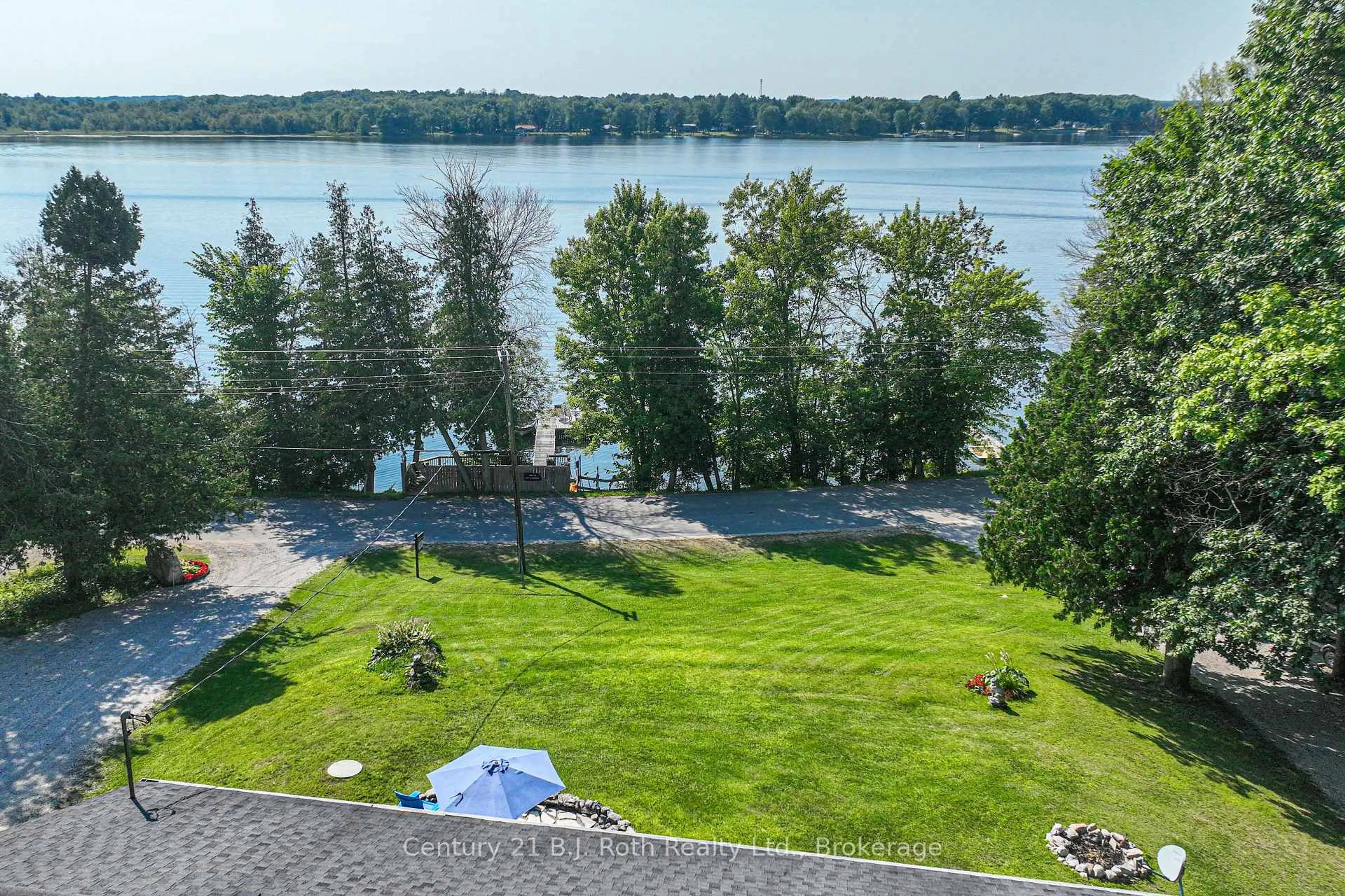 A pic from outside/outdoor area/front of a property/back of a property/a pic from drone, water/lake/river/ocean view for 138 LAKE DALRYMPLE Rd, Kawartha Lakes Ontario L0K 1W0
