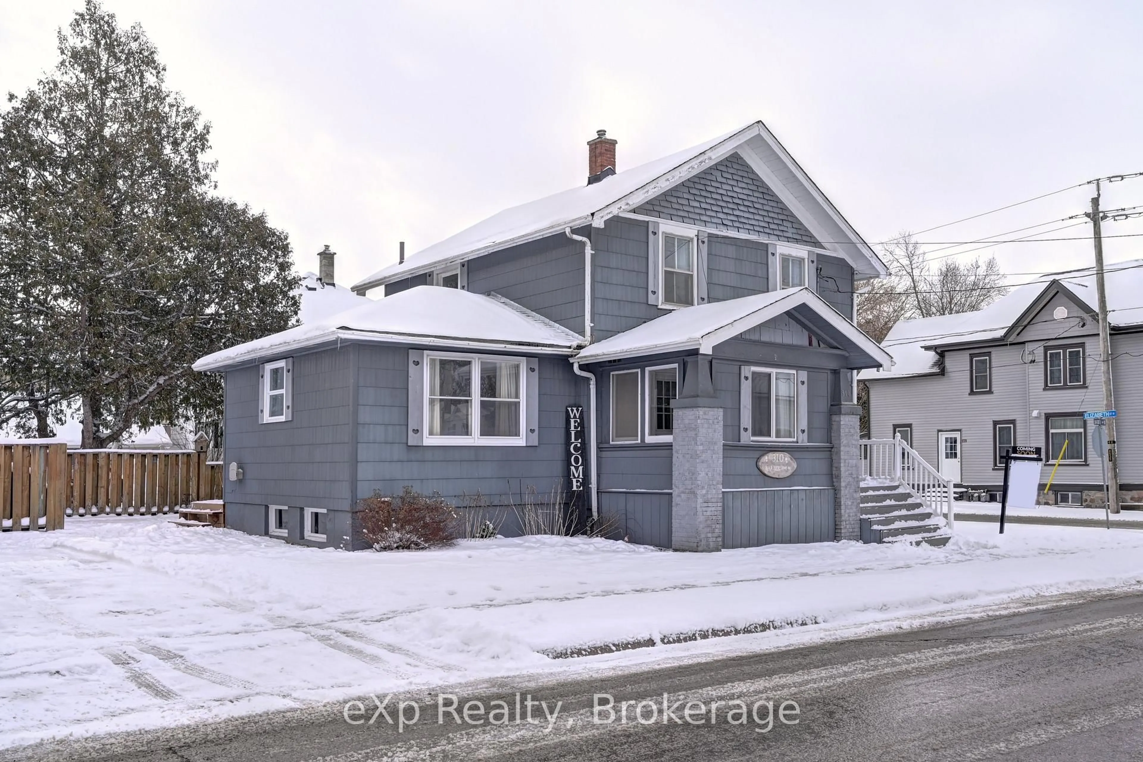 A pic from outside/outdoor area/front of a property/back of a property/a pic from drone, street for 310 BARBER Ave, North Perth Ontario N4W 1R9
