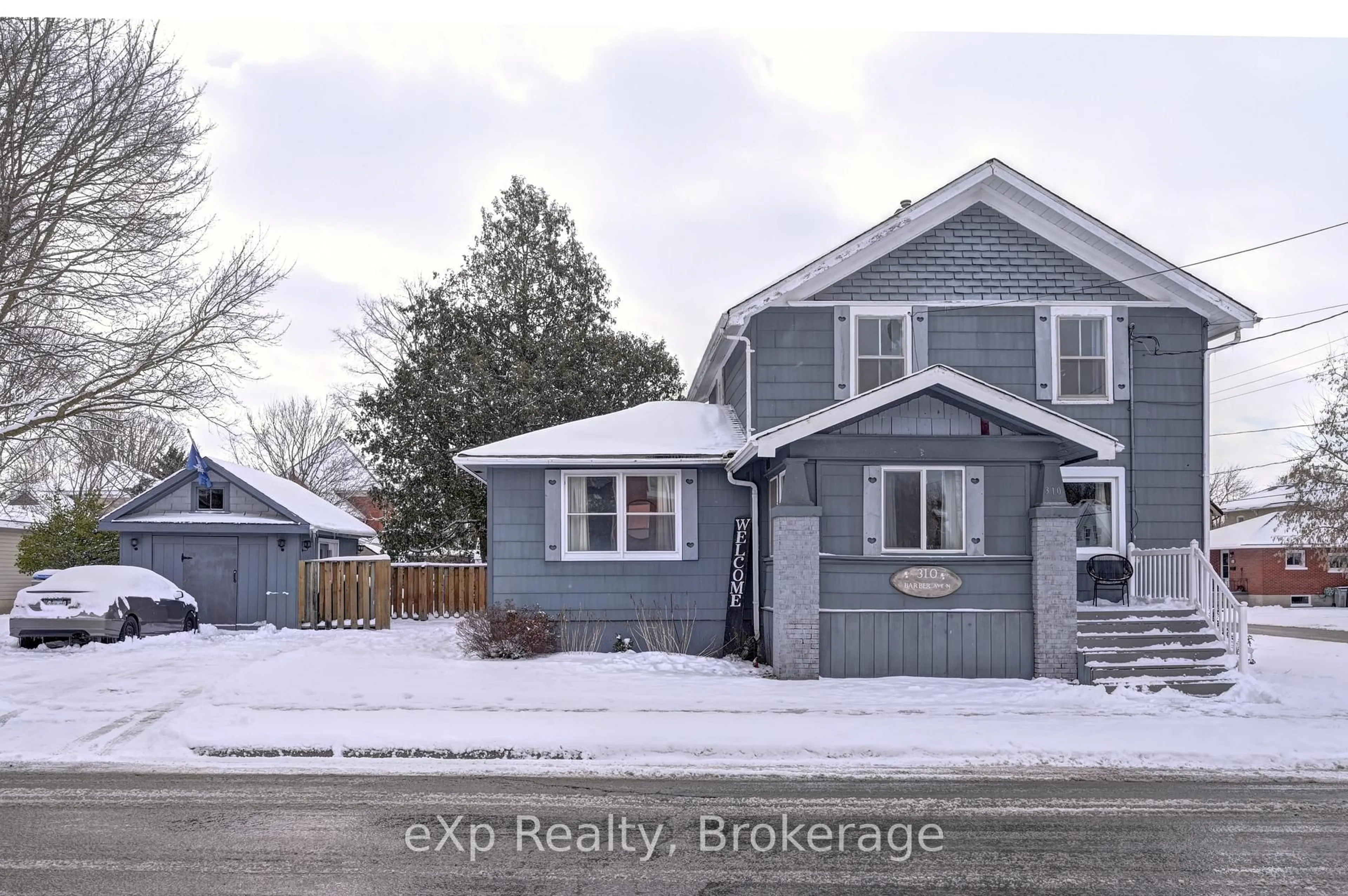 A pic from outside/outdoor area/front of a property/back of a property/a pic from drone, street for 310 BARBER Ave, North Perth Ontario N4W 1R9