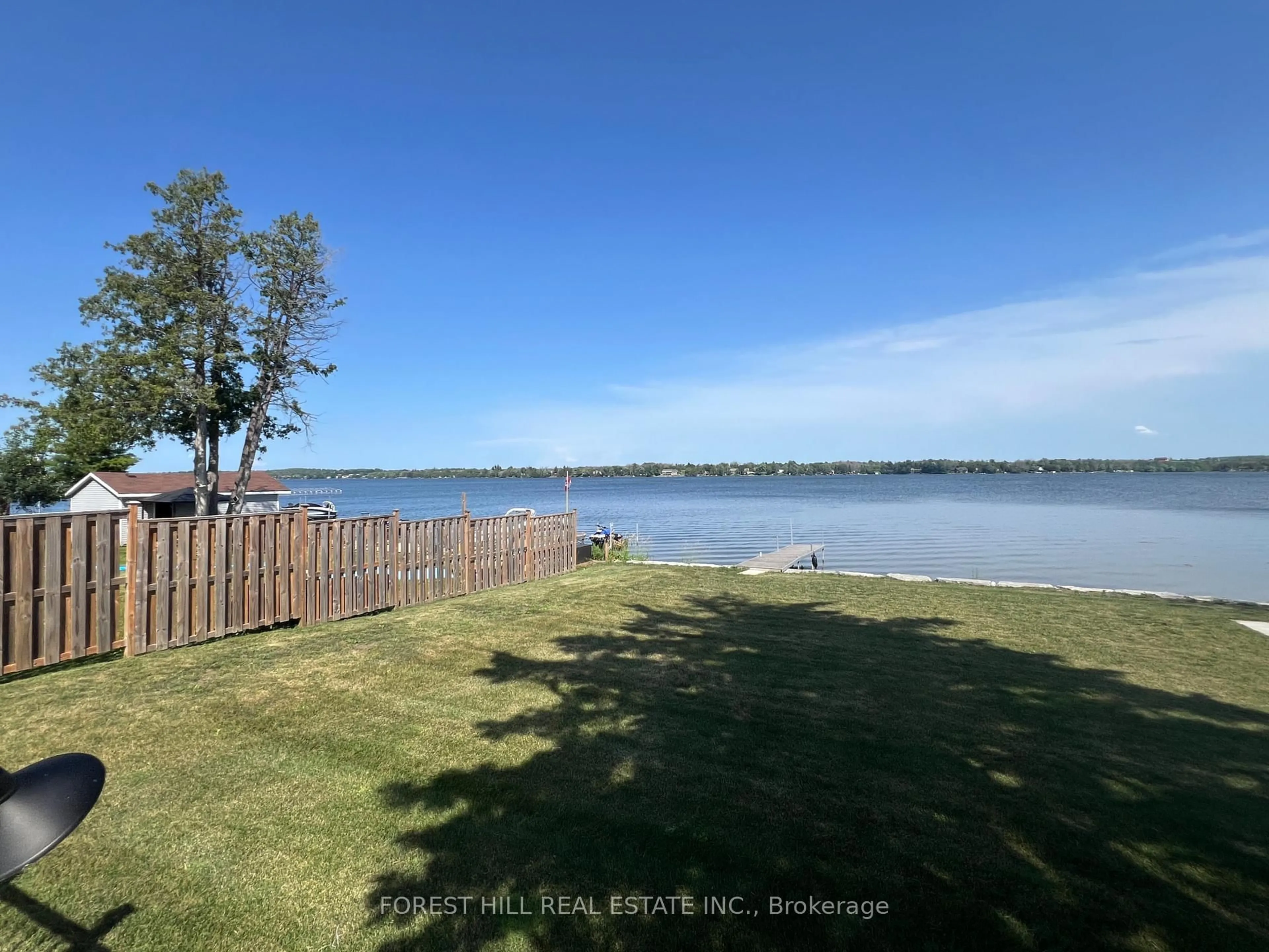 A pic from outside/outdoor area/front of a property/back of a property/a pic from drone, water/lake/river/ocean view for 1161 Connaught Dr, Selwyn Ontario K0L 1T0