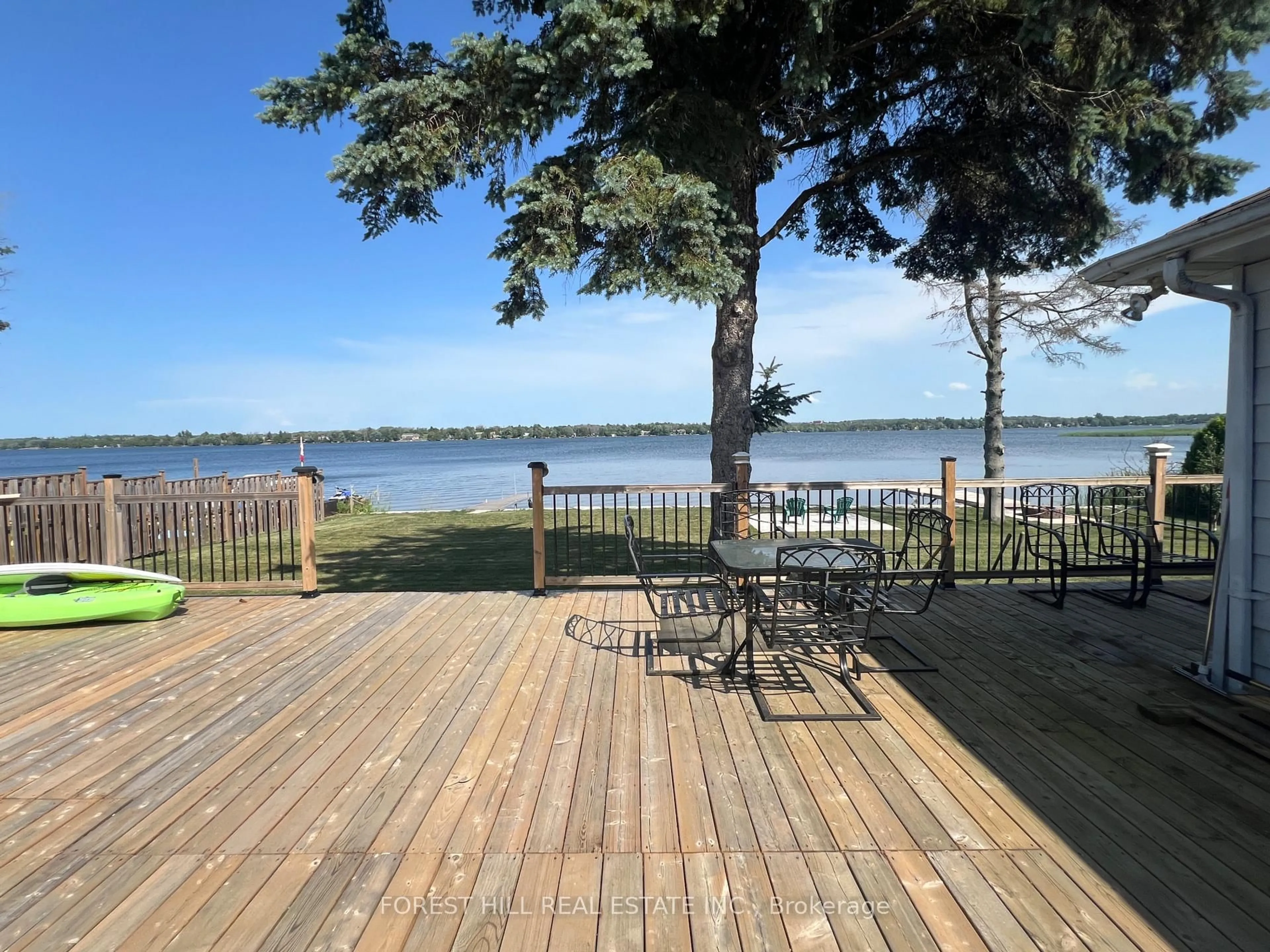 Patio, water/lake/river/ocean view for 1161 Connaught Dr, Selwyn Ontario K0L 1T0