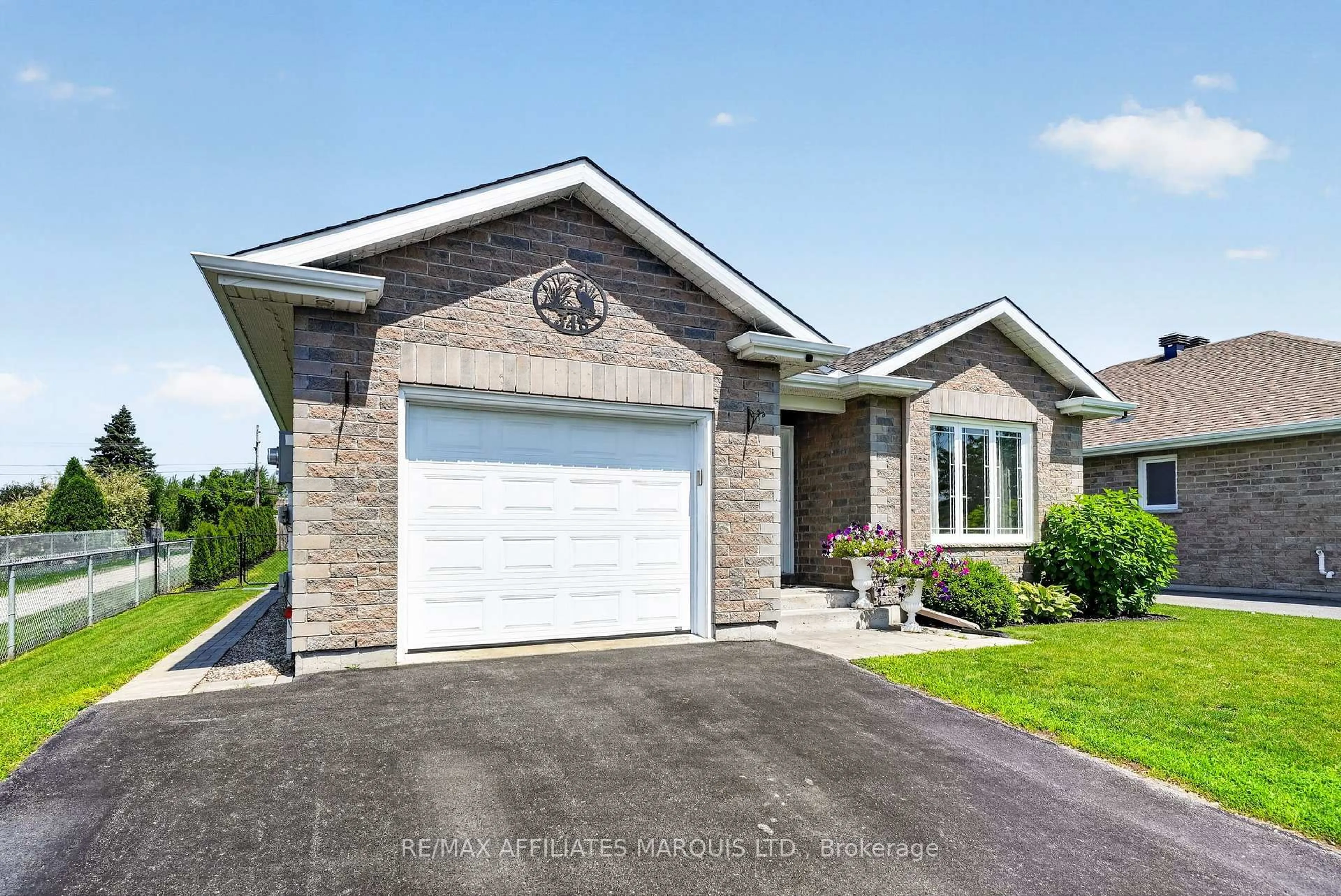 Home with brick exterior material, street for 348 Glen Nora Dr, Cornwall Ontario K6H 0A8