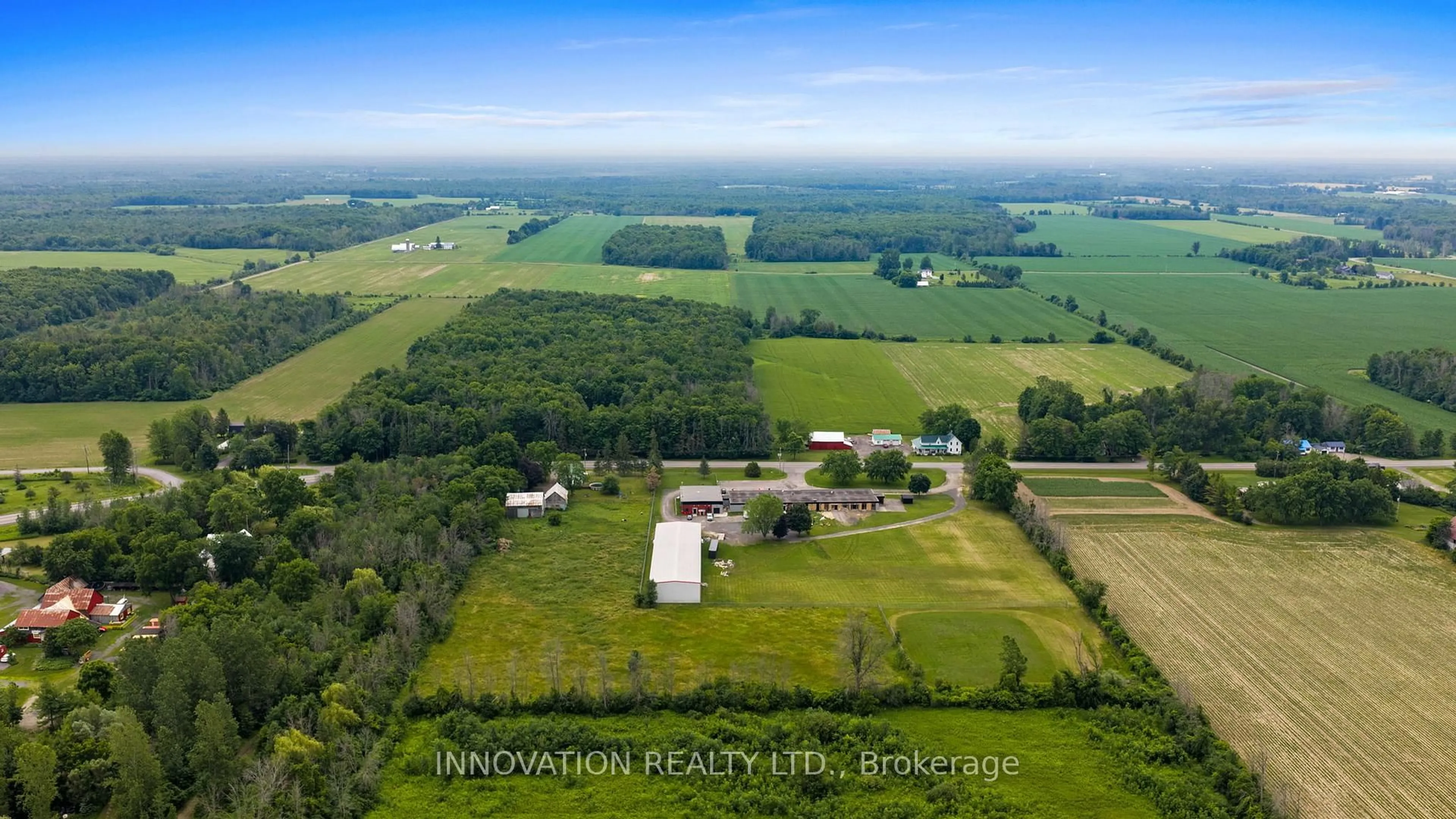 A pic from outside/outdoor area/front of a property/back of a property/a pic from drone, unknown for 3866 County rd 7 Rd, South Dundas Ontario K0C 1H0