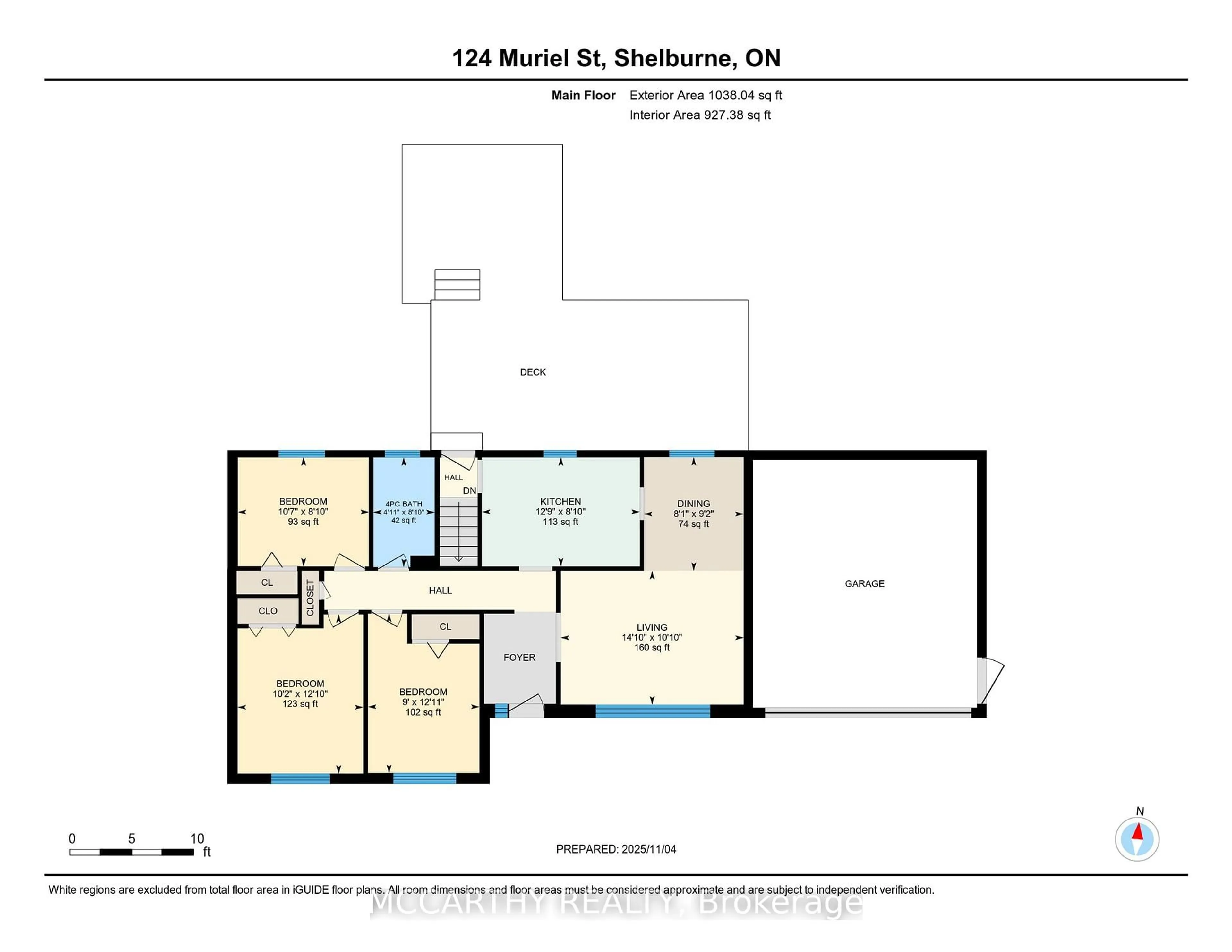 Floor plan for 124 Muriel St, Shelburne Ontario L9V 2W5