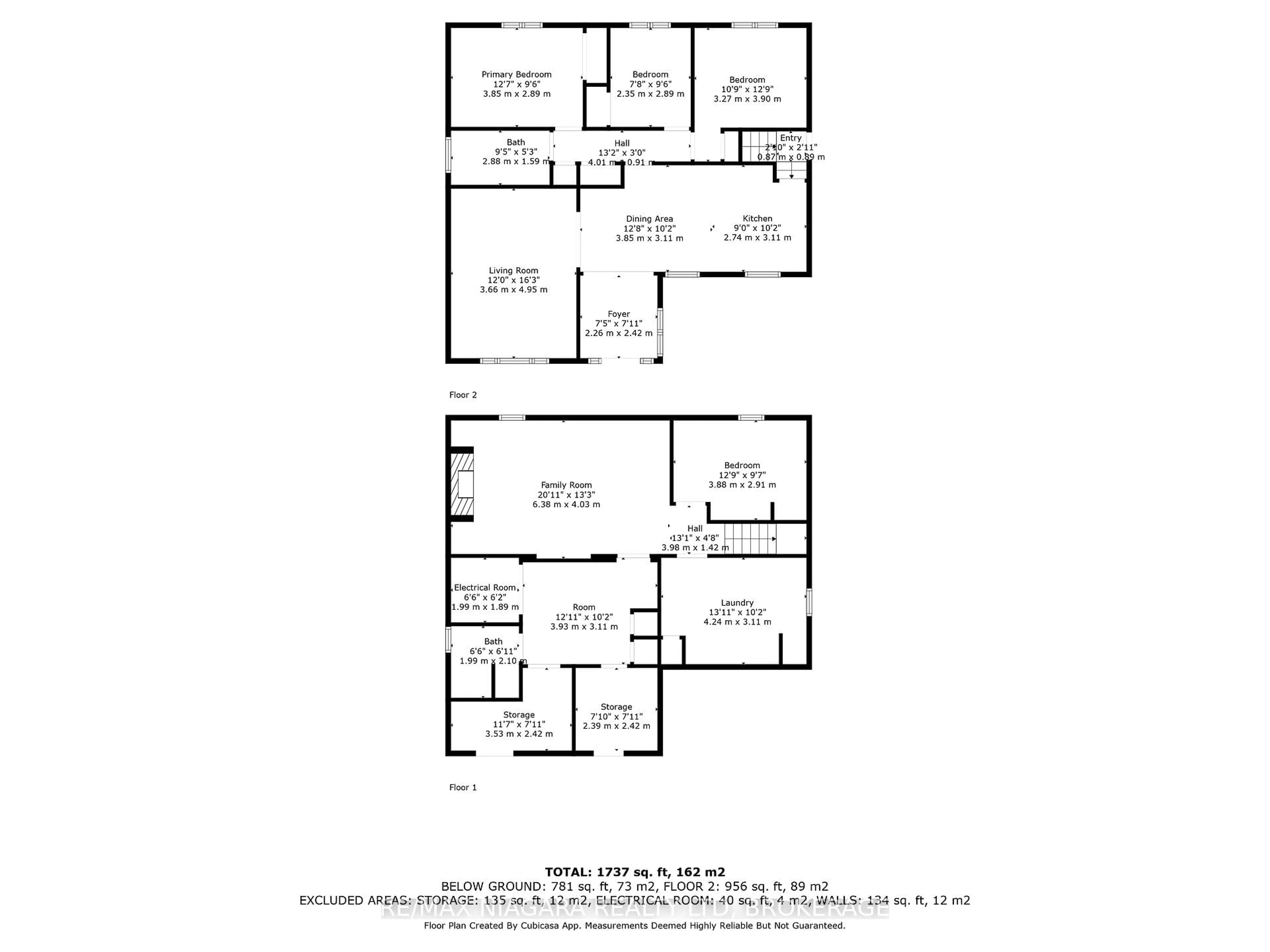 Floor plan for 204 Hildred St, Welland Ontario L3B 1N1