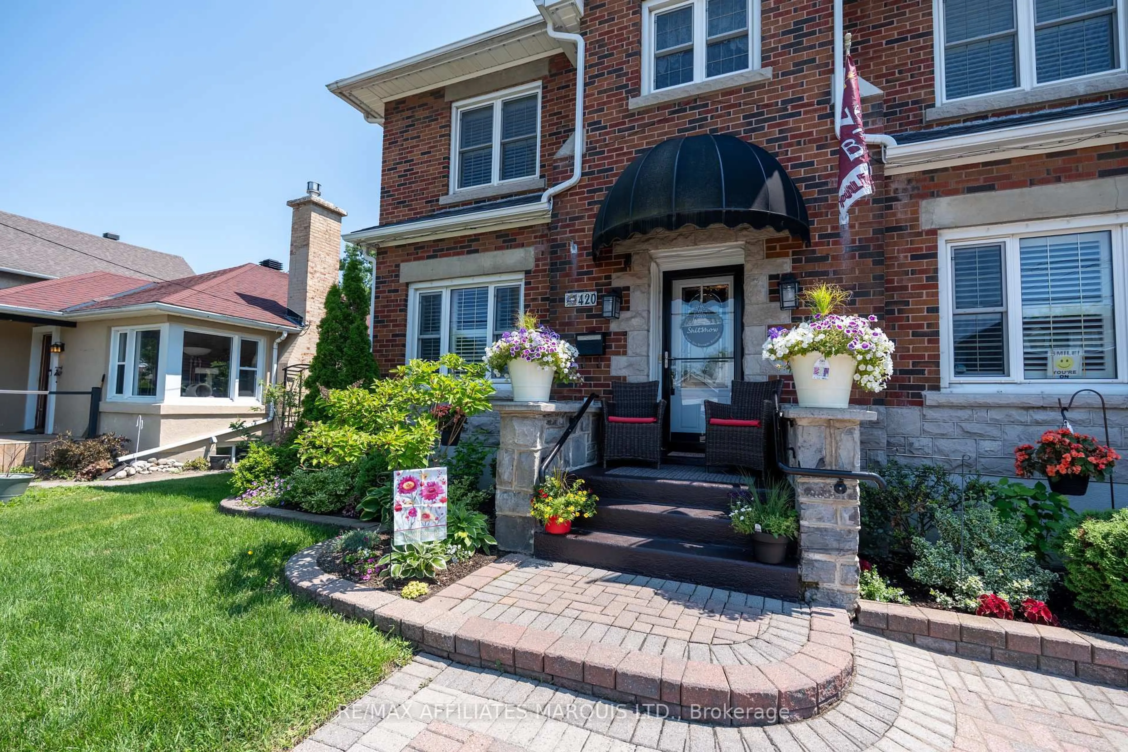 Home with brick exterior material, street for 420 Third St, Cornwall Ontario K6J 2P9