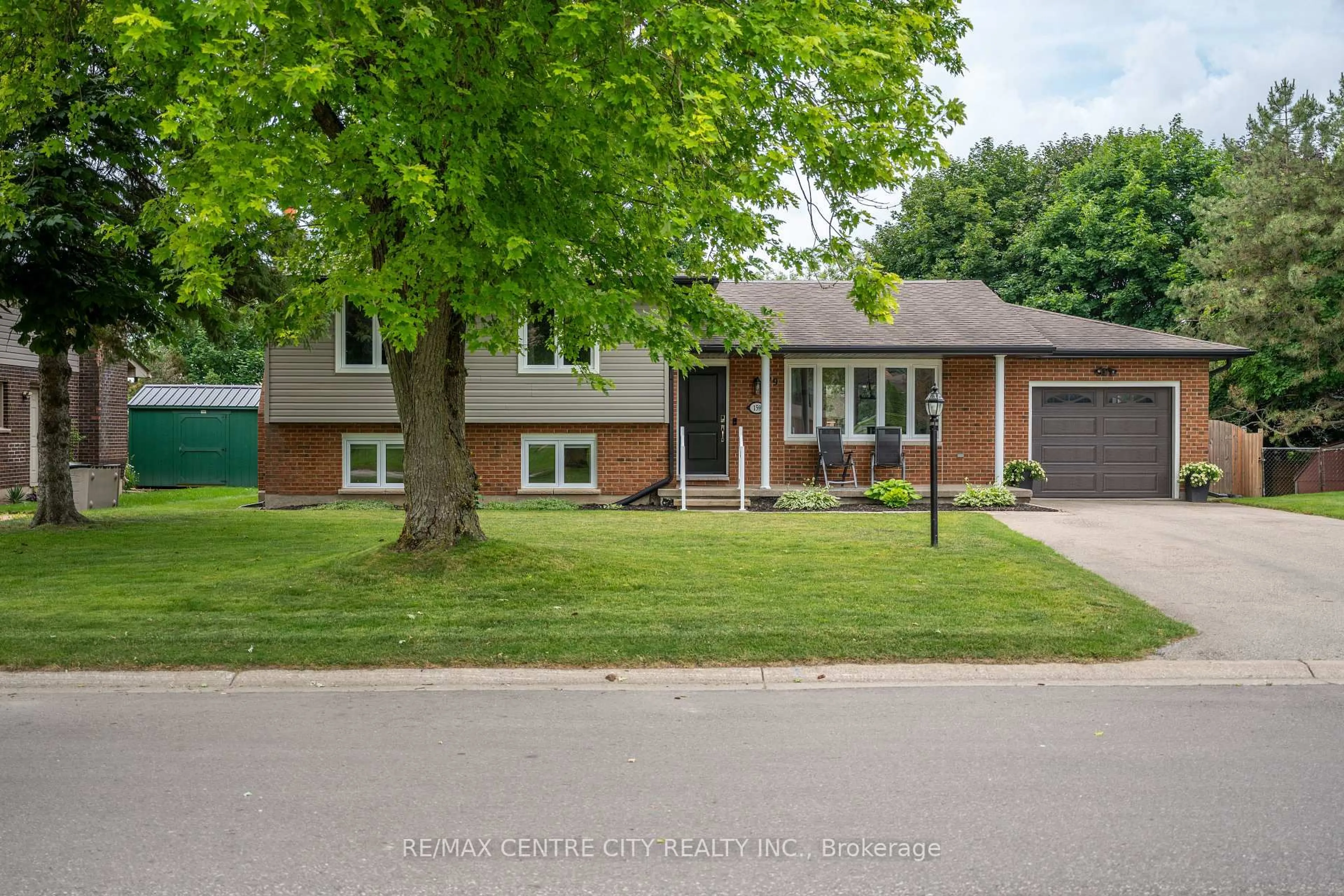 Home with brick exterior material, street for 159 Sherwood Cres, Thames Centre Ontario N0L 1G3