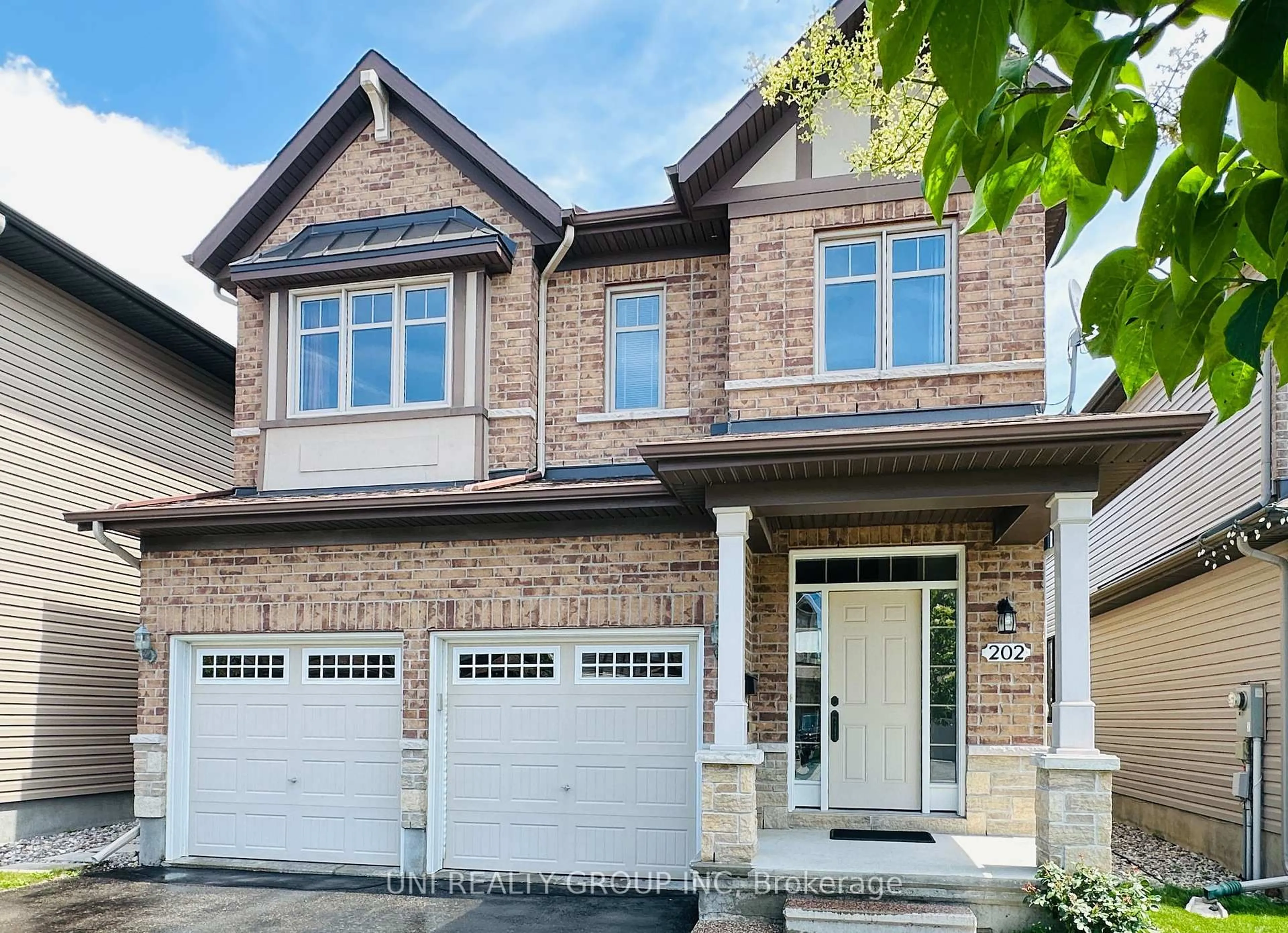 Home with brick exterior material, street for 202 Mareth Way, Ottawa Ontario K4M 0C9