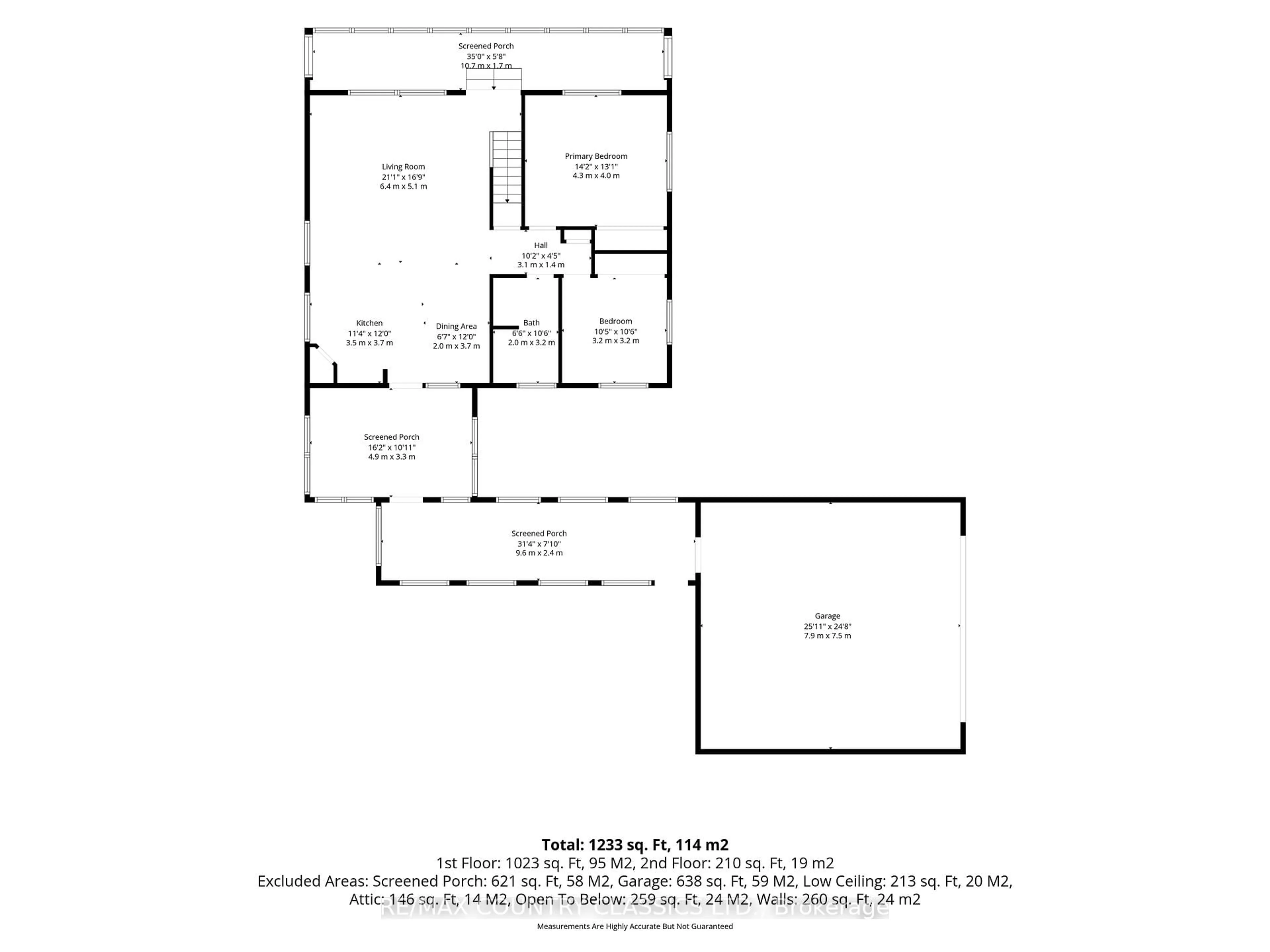 Floor plan for 4587 Old Hastings Rd, Hastings Ontario K0L 1W0
