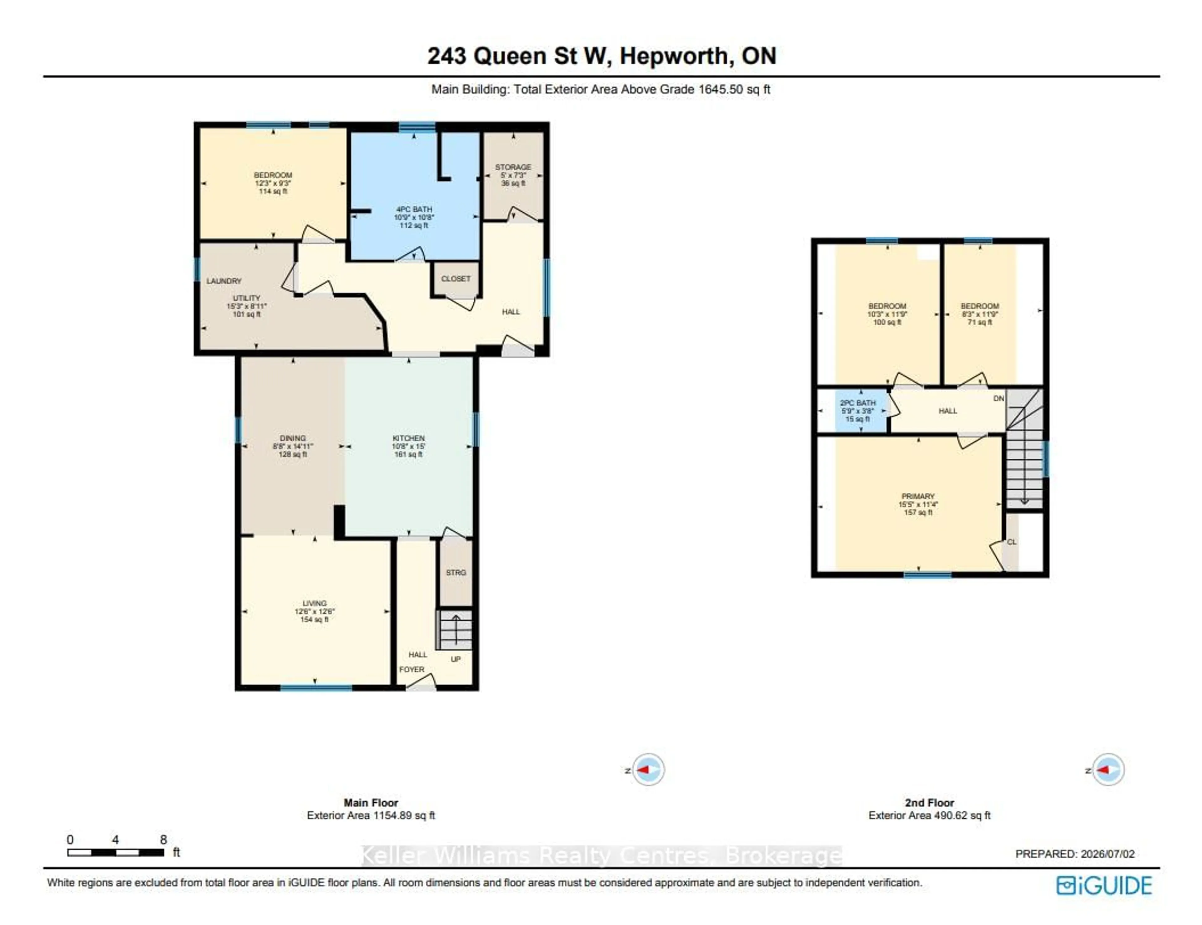 Floor plan for 243 Queen St, South Bruce Peninsula Ontario N0H 1P0