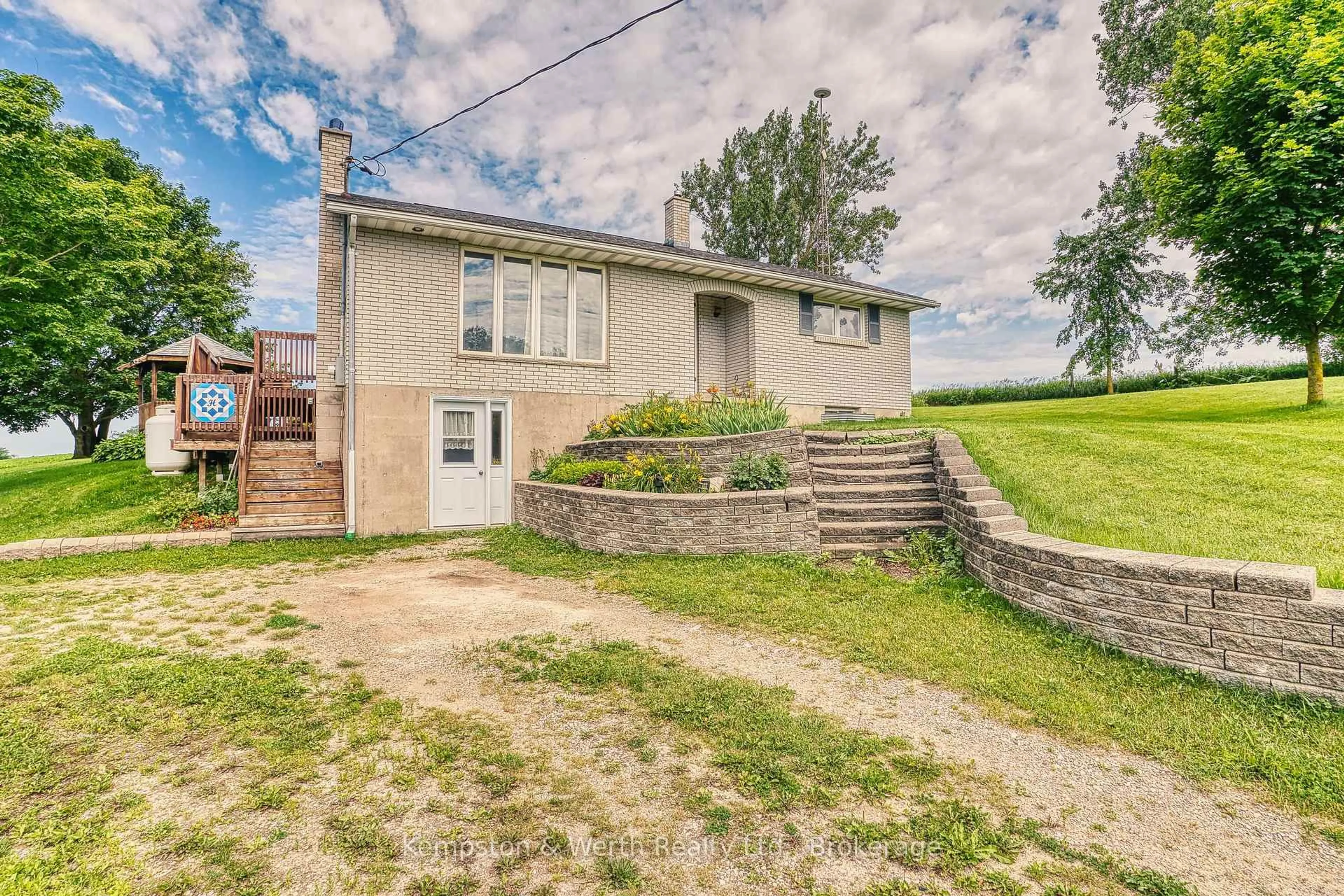 A pic from outside/outdoor area/front of a property/back of a property/a pic from drone, building for 8660 146 Rd, North Perth Ontario N0G 1Y0
