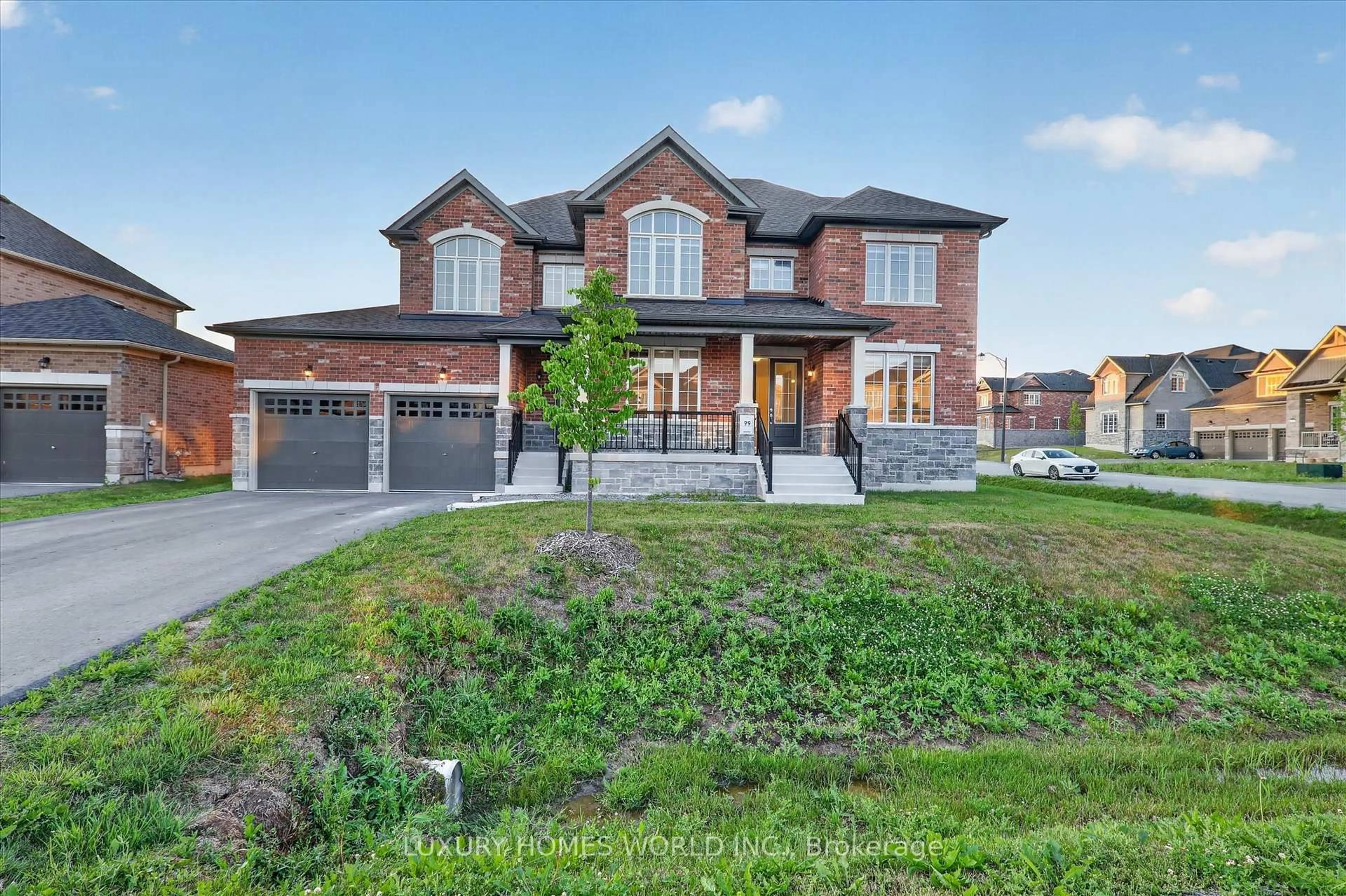 Home with brick exterior material, street for 99 Golden Meadows Dr, Otonabee-South Monaghan Ontario K9J 0K6