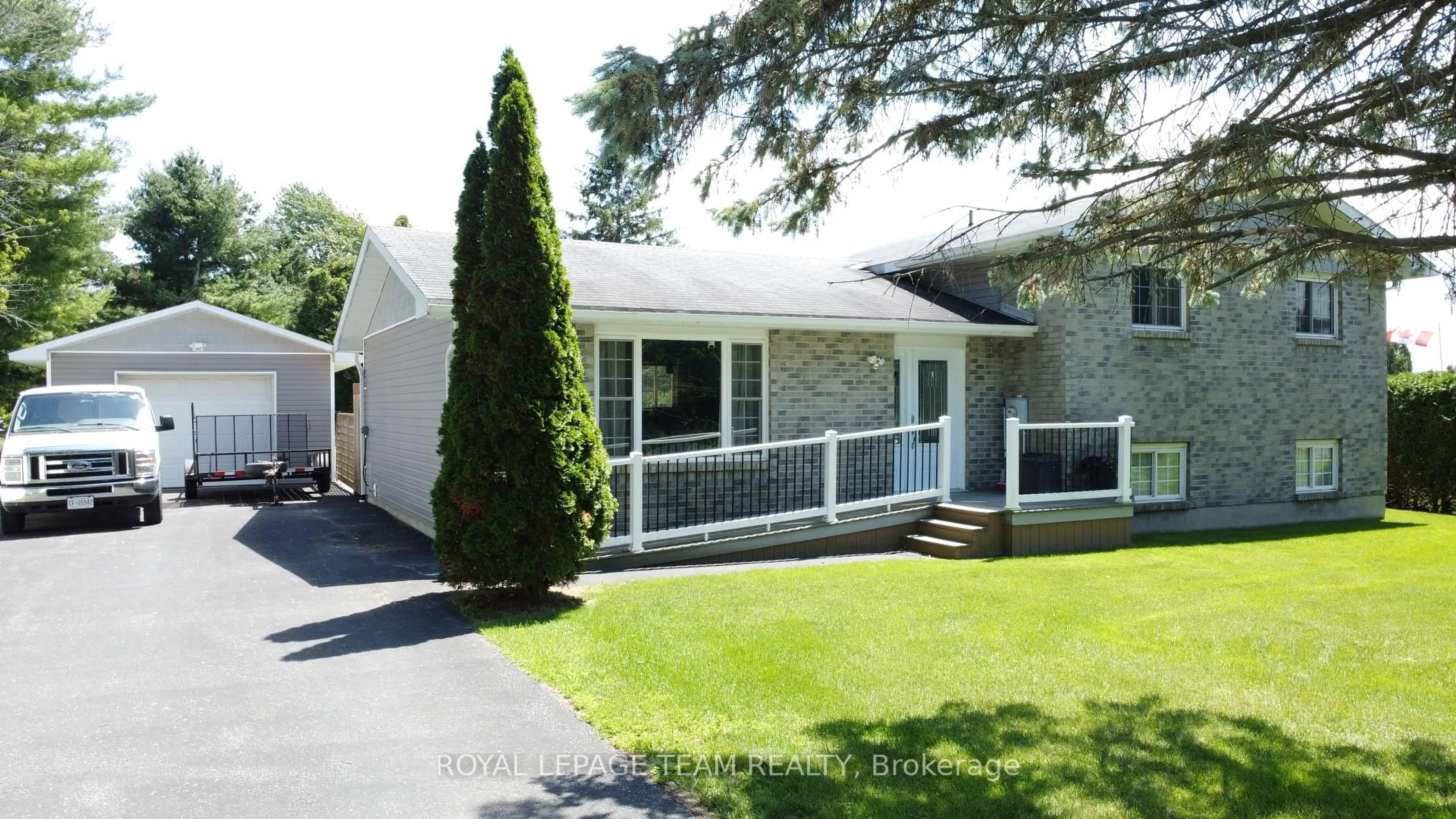 Home with vinyl exterior material, street for 12078 Lakeshore Dr, South Dundas Ontario K0C 1X0