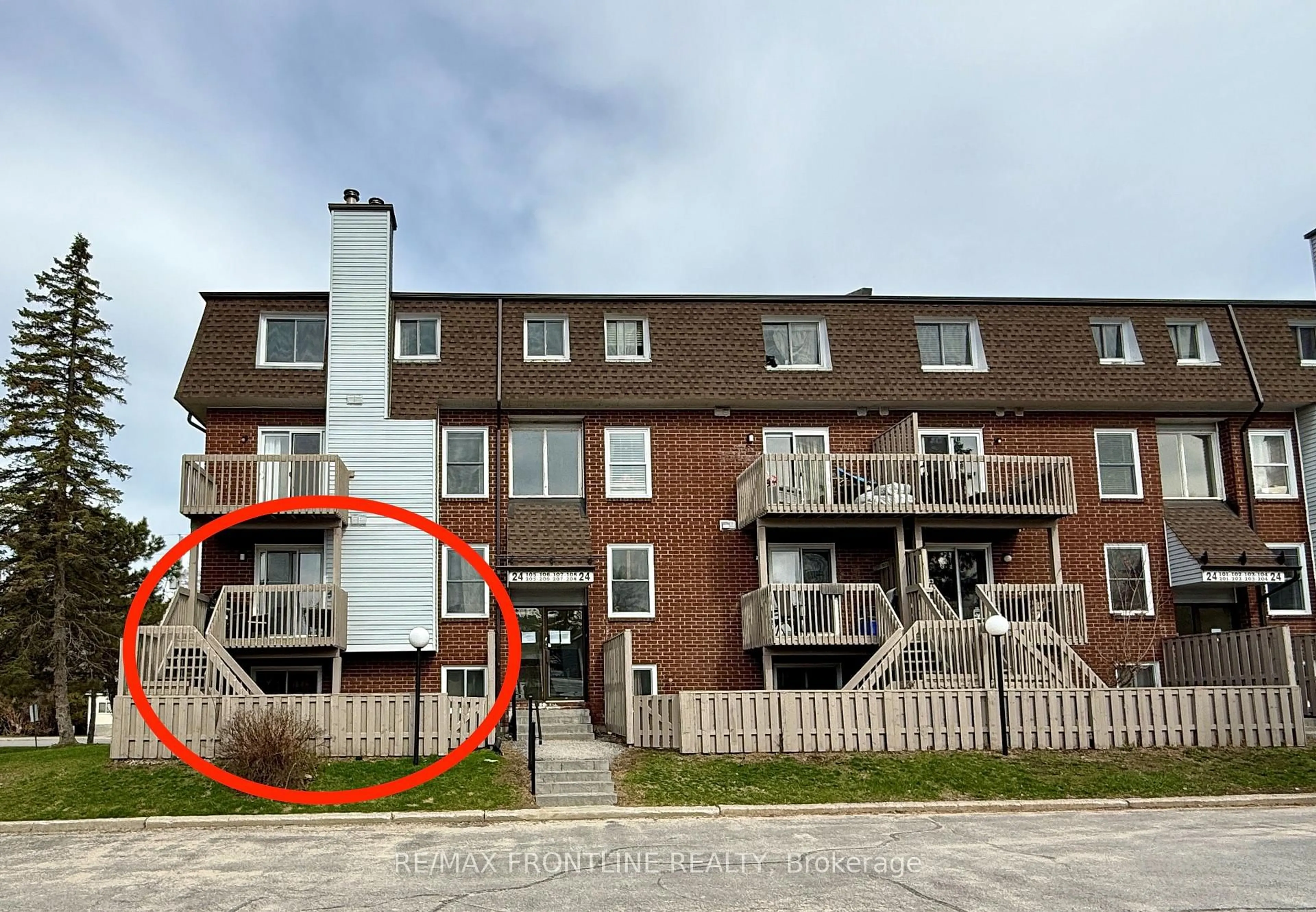 A pic from outside/outdoor area/front of a property/back of a property/a pic from drone, street for 24 Townline Rd #108, Carleton Place Ontario K7C 4B6