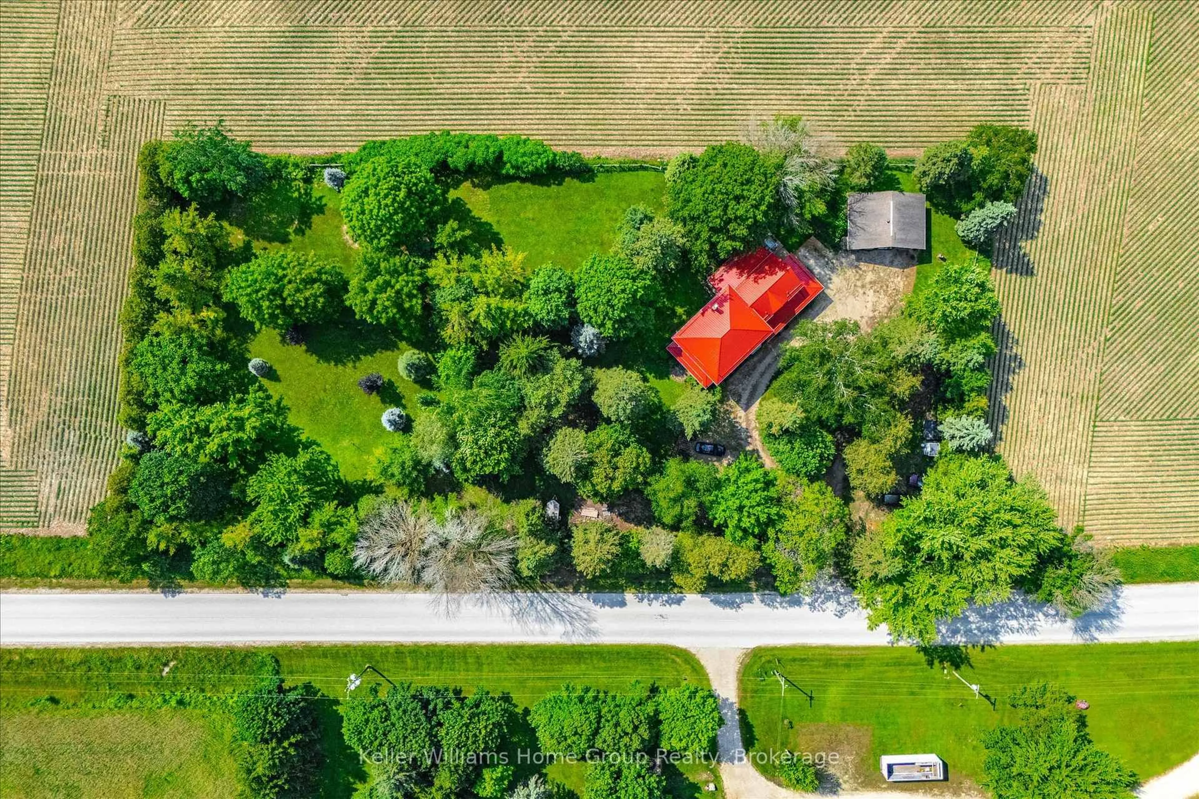 A pic from outside/outdoor area/front of a property/back of a property/a pic from drone, unknown for 9540 Ayton Rd, Minto Ontario N0G 1Z0
