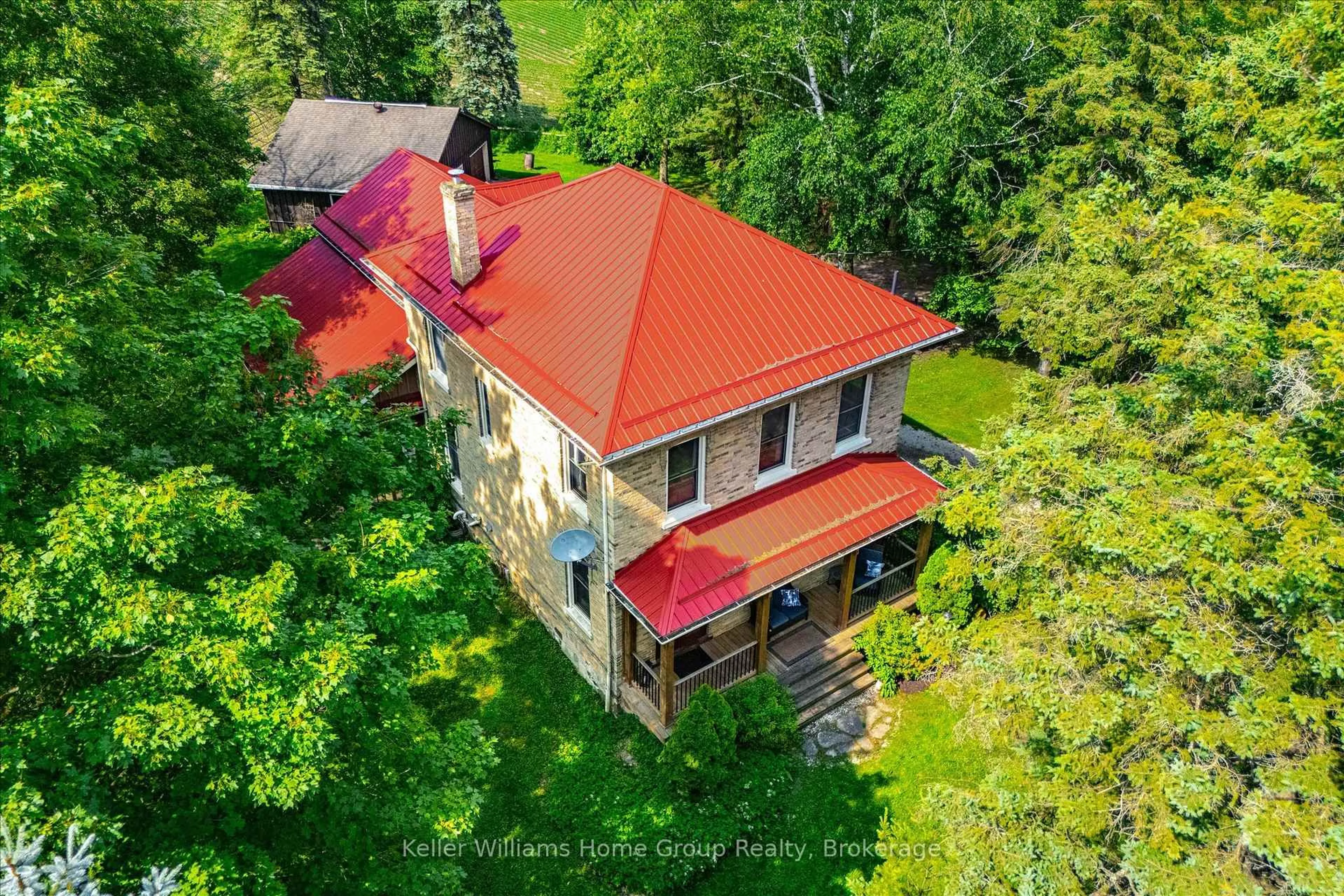 A pic from outside/outdoor area/front of a property/back of a property/a pic from drone, building for 9540 Ayton Rd, Minto Ontario N0G 1Z0