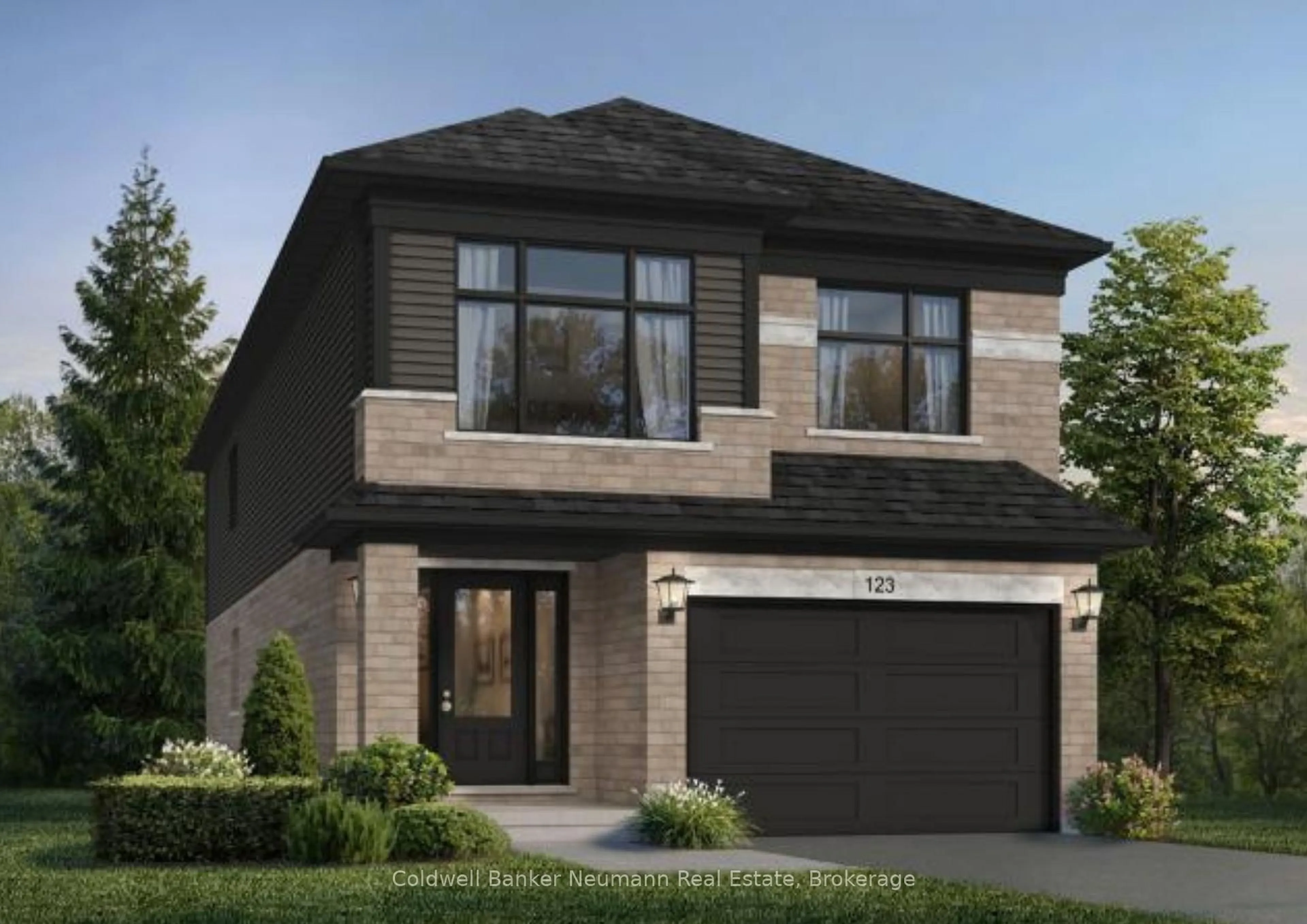 Home with brick exterior material, street for 12 Allegro Common, Cambridge Ontario N3C 1A5