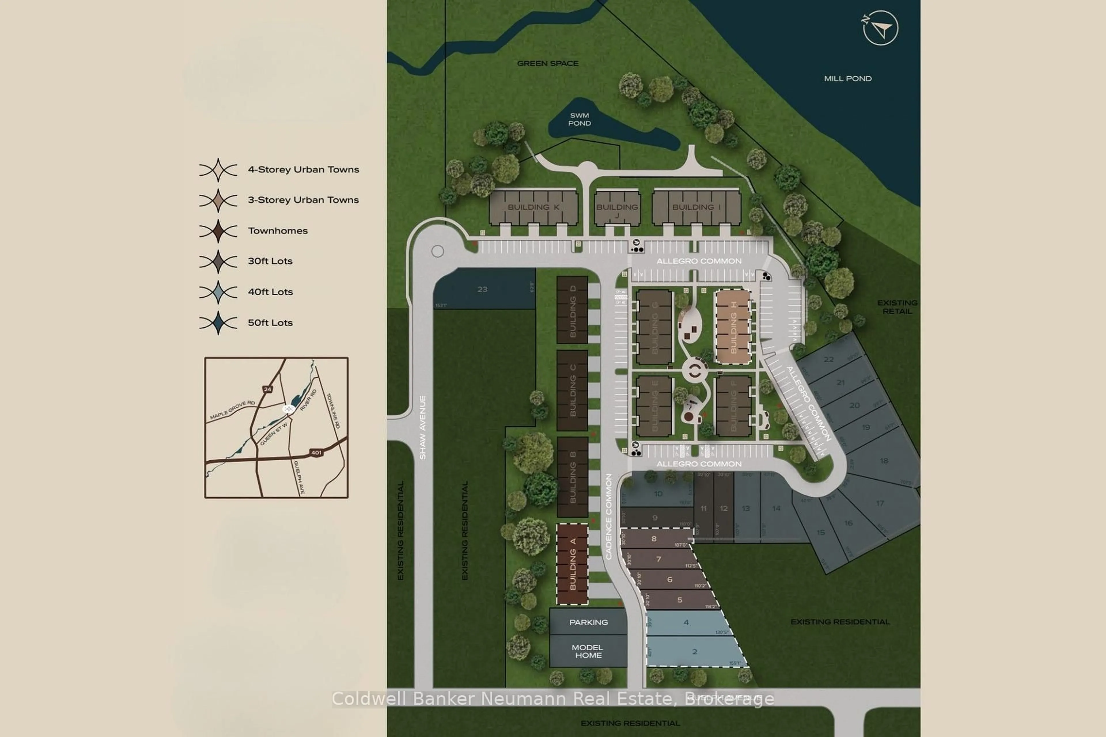 Floor plan for 13-53 Allegro Common, Cambridge Ontario N3C 1A5