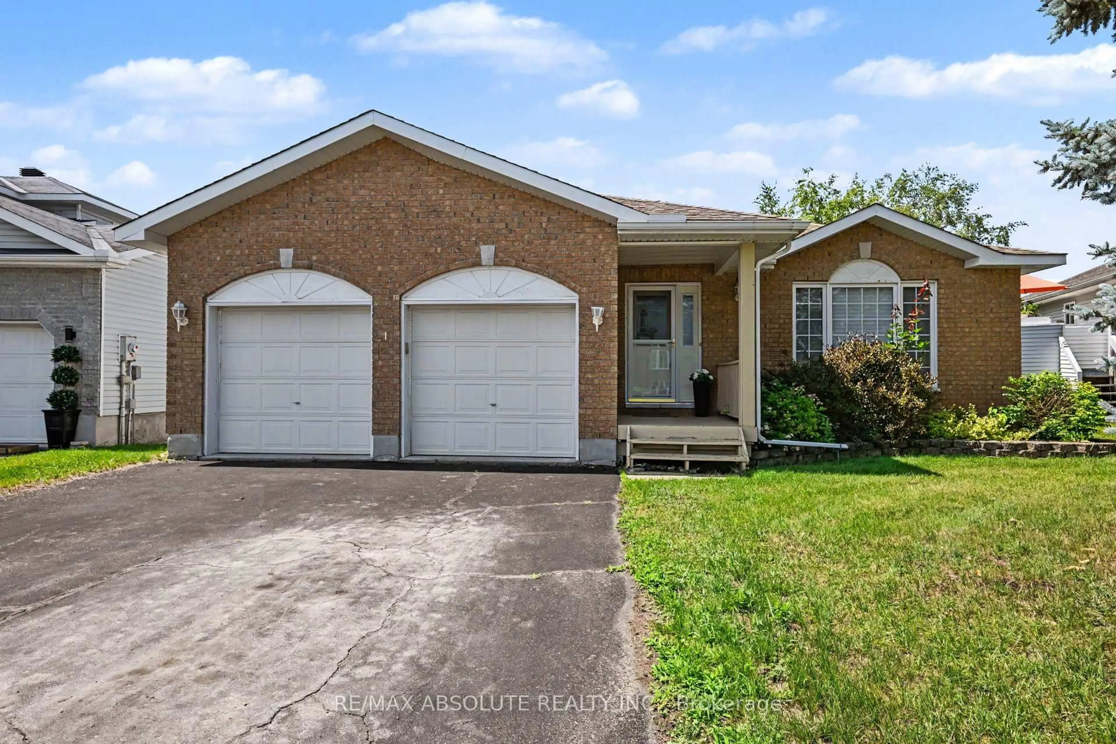 Home with brick exterior material, street for 1 River Ridge Cres, Arnprior Ontario K7S 3W1