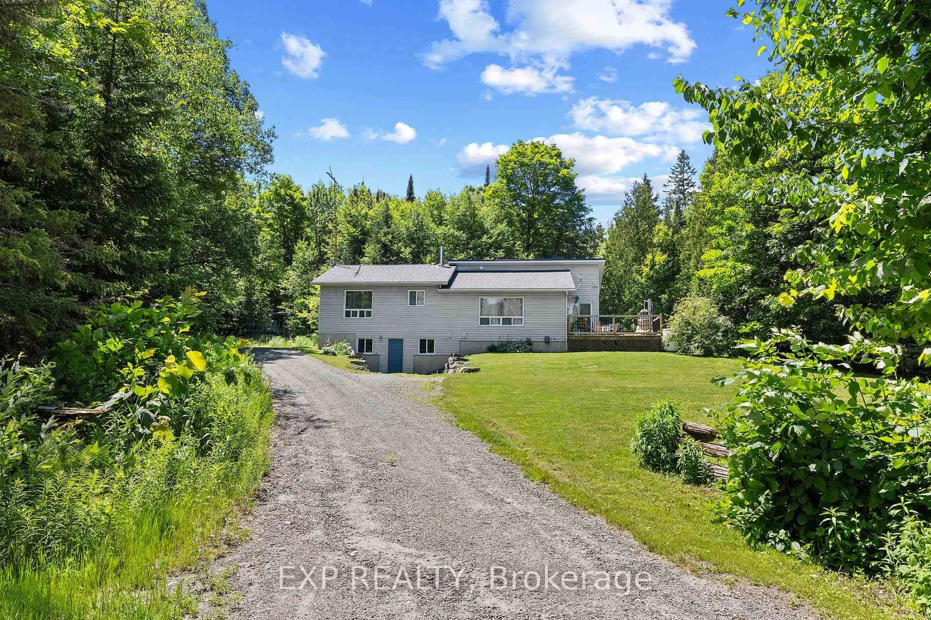 A pic from outside/outdoor area/front of a property/back of a property/a pic from drone, water/lake/river/ocean view for 230 Kartuzy Rd, Barry's Bay Ontario K0J 1B0