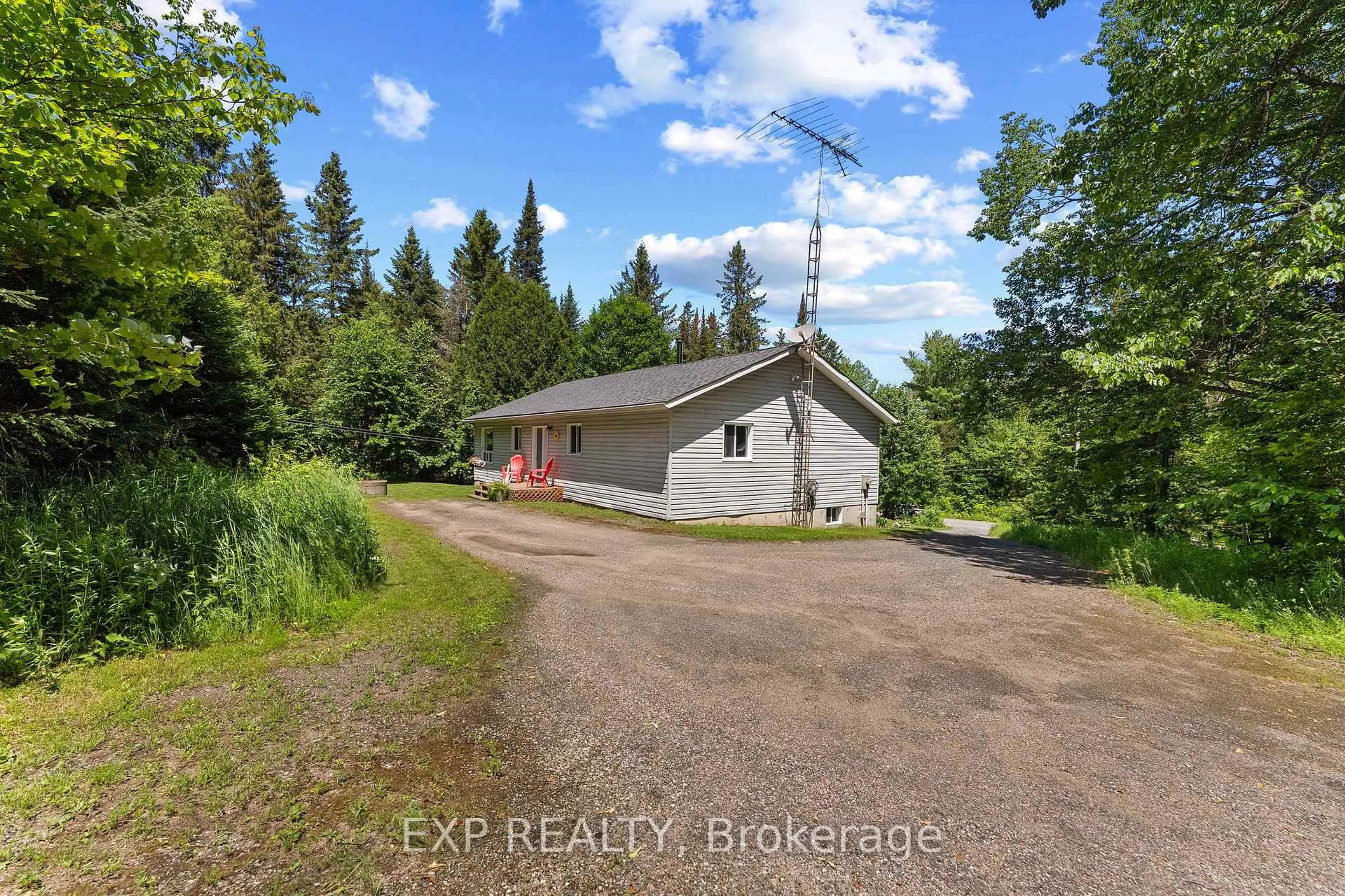 A pic from outside/outdoor area/front of a property/back of a property/a pic from drone, unknown for 230 Kartuzy Rd, Barry's Bay Ontario K0J 1B0