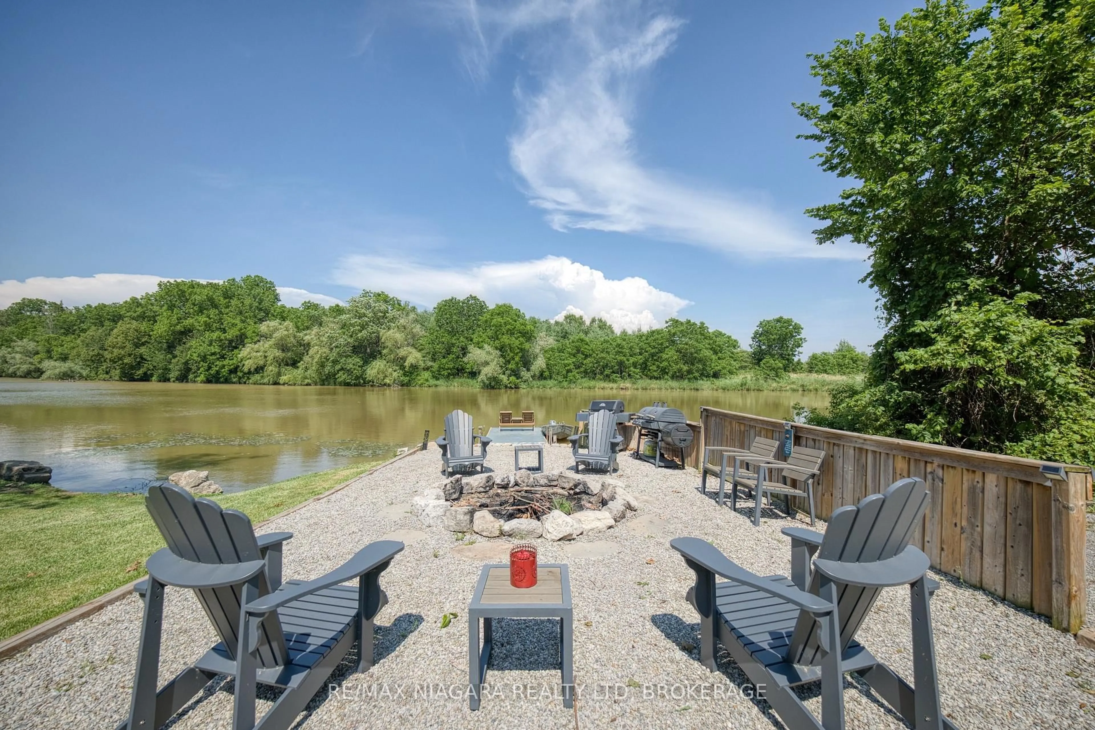 Patio, water/lake/river/ocean view for 72590 Regional Road 27 Rd, Wainfleet Ontario L0S 1C0