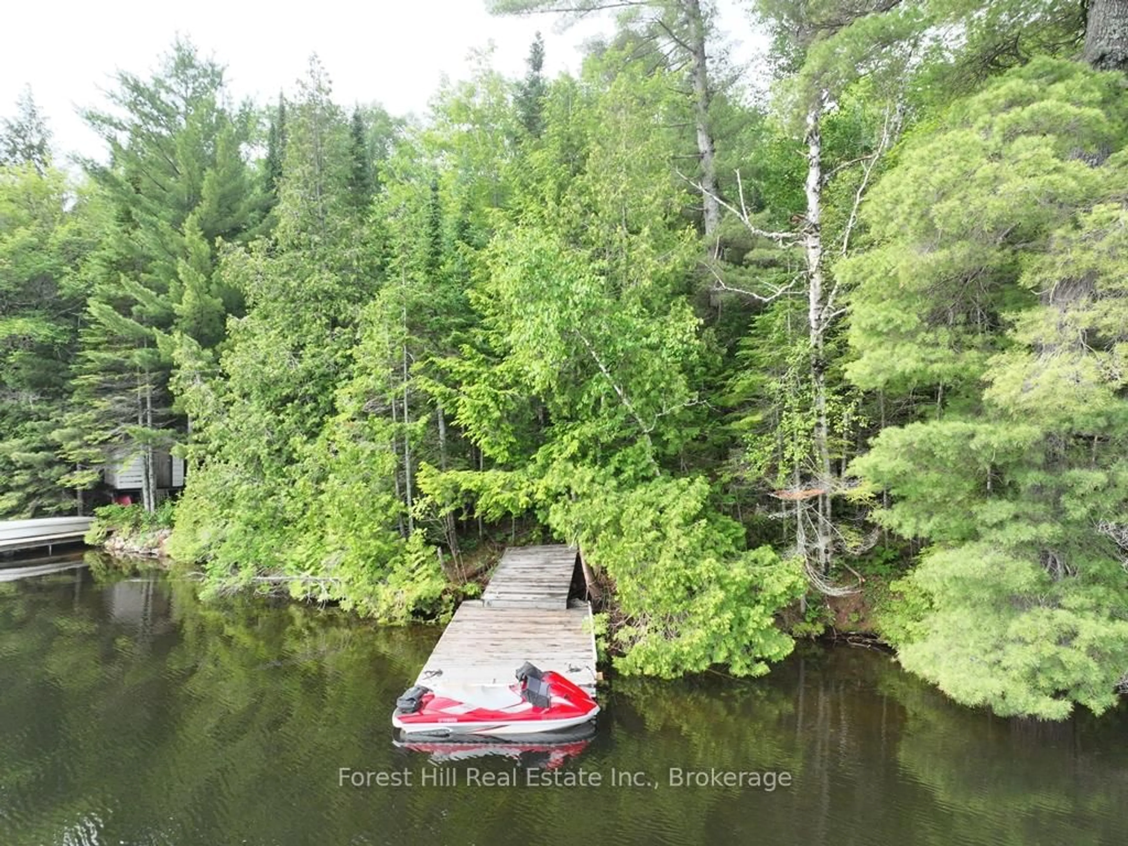 A pic from outside/outdoor area/front of a property/back of a property/a pic from drone, water/lake/river/ocean view for 0 BEAR LAKE Rd, Algonquin Highlands Ontario P0A 1E0