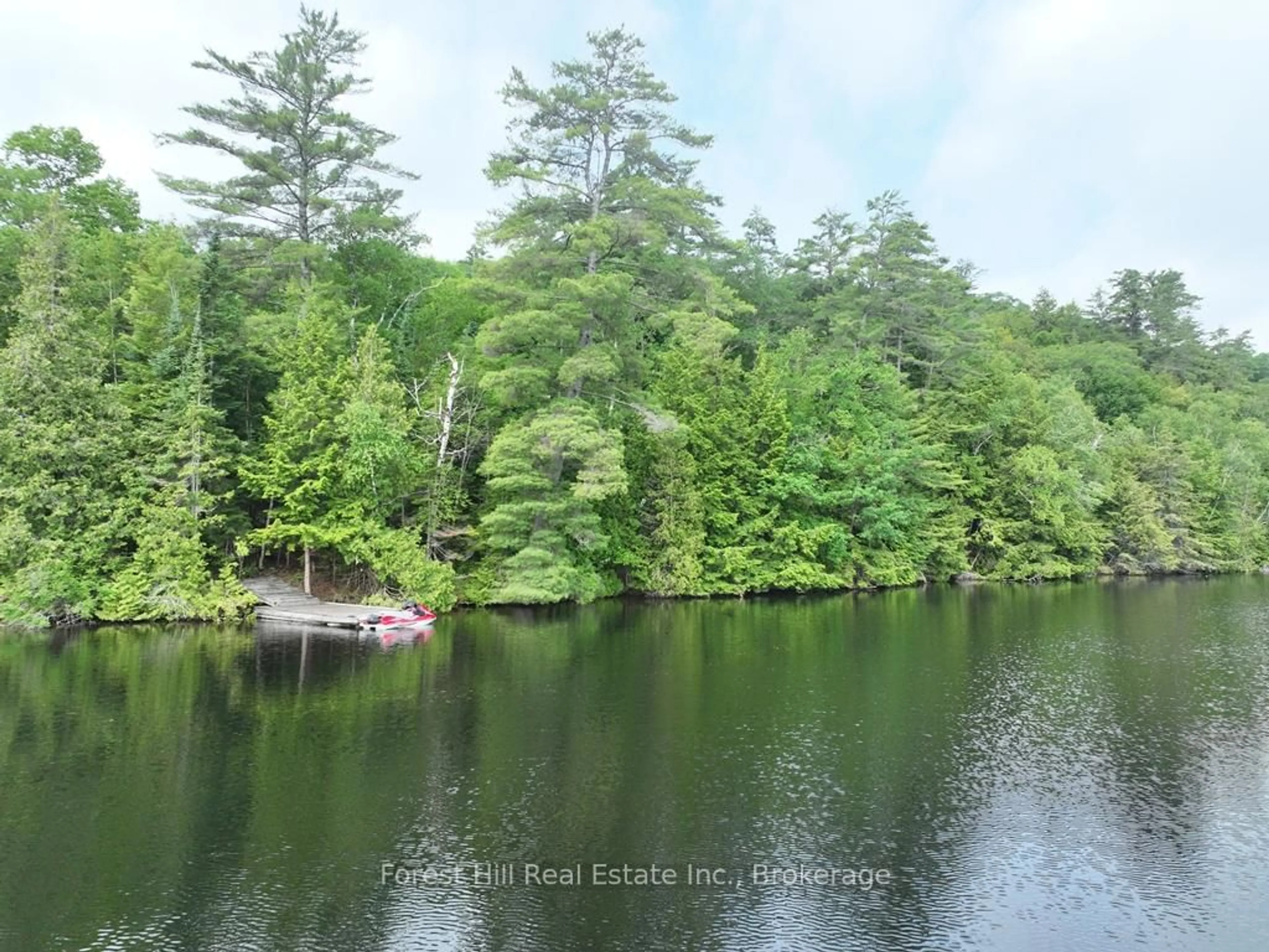A pic from outside/outdoor area/front of a property/back of a property/a pic from drone, water/lake/river/ocean view for 0 BEAR LAKE Rd, Algonquin Highlands Ontario P0A 1E0