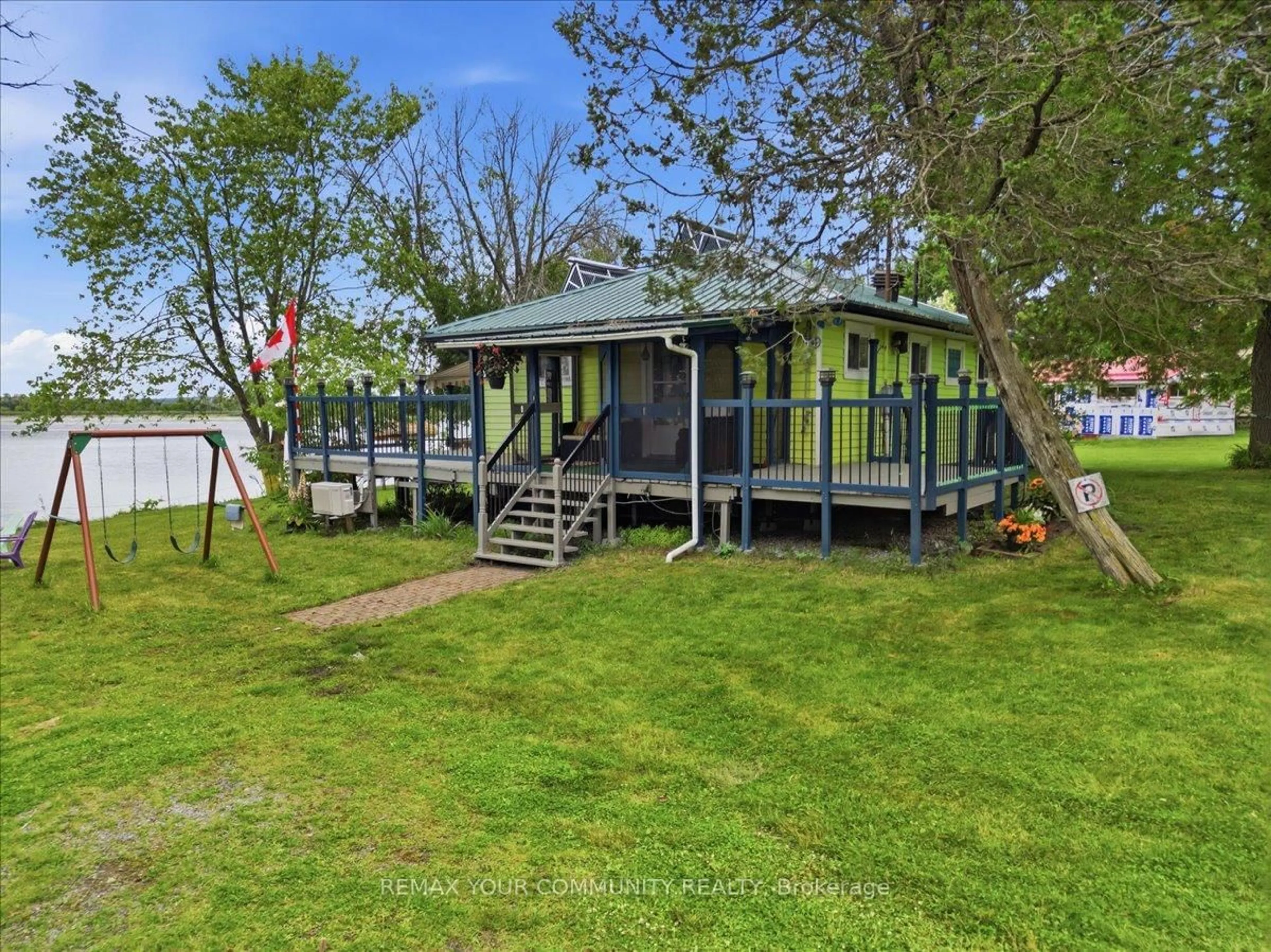 A pic from outside/outdoor area/front of a property/back of a property/a pic from drone, water/lake/river/ocean view for 531 Catchmore Rd, Trent Hills Ontario K0L 1L0