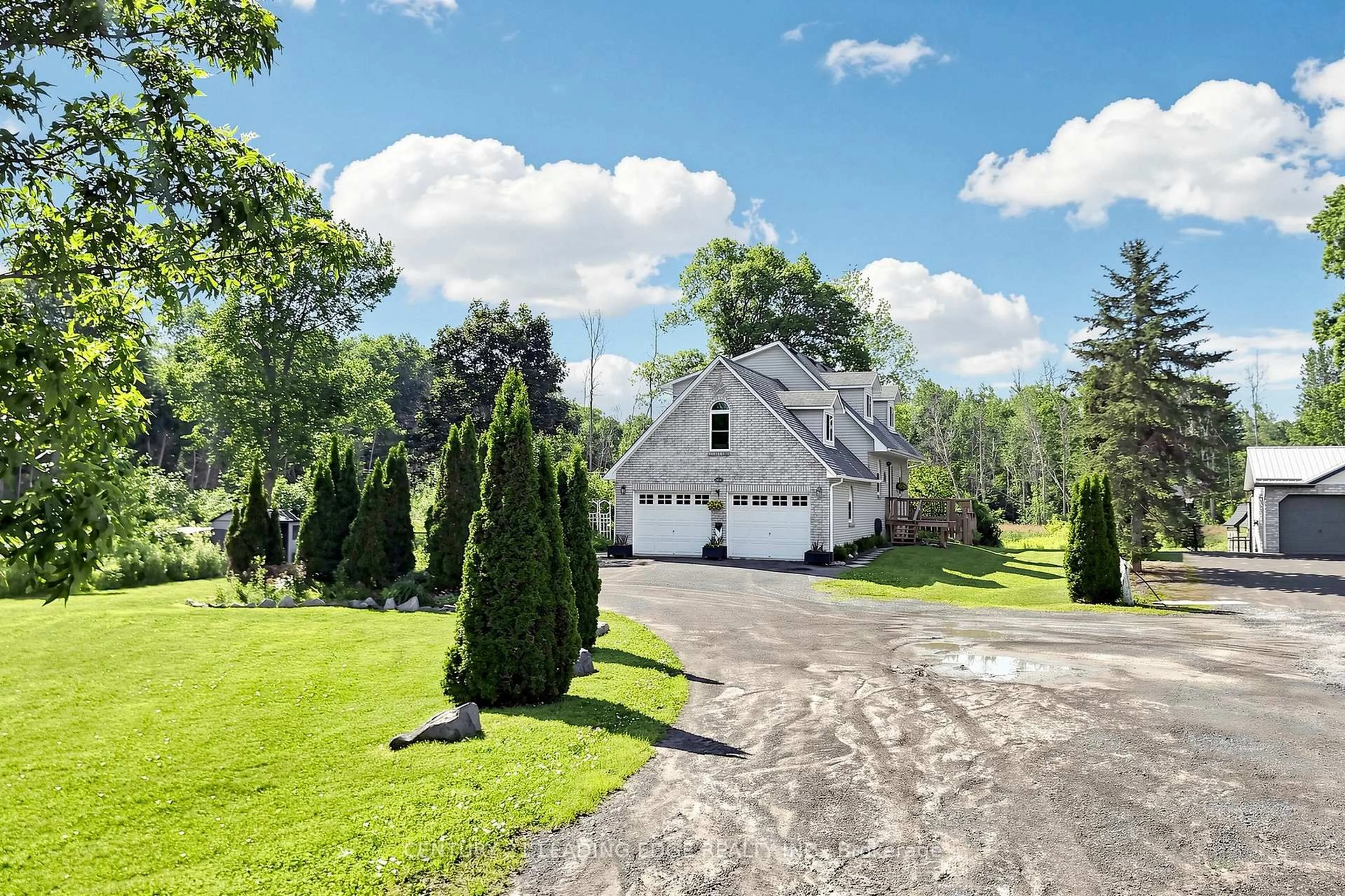A pic from outside/outdoor area/front of a property/back of a property/a pic from drone, unknown for 134 C Mudcat Rd, Corbyville Ontario K0K 1V0