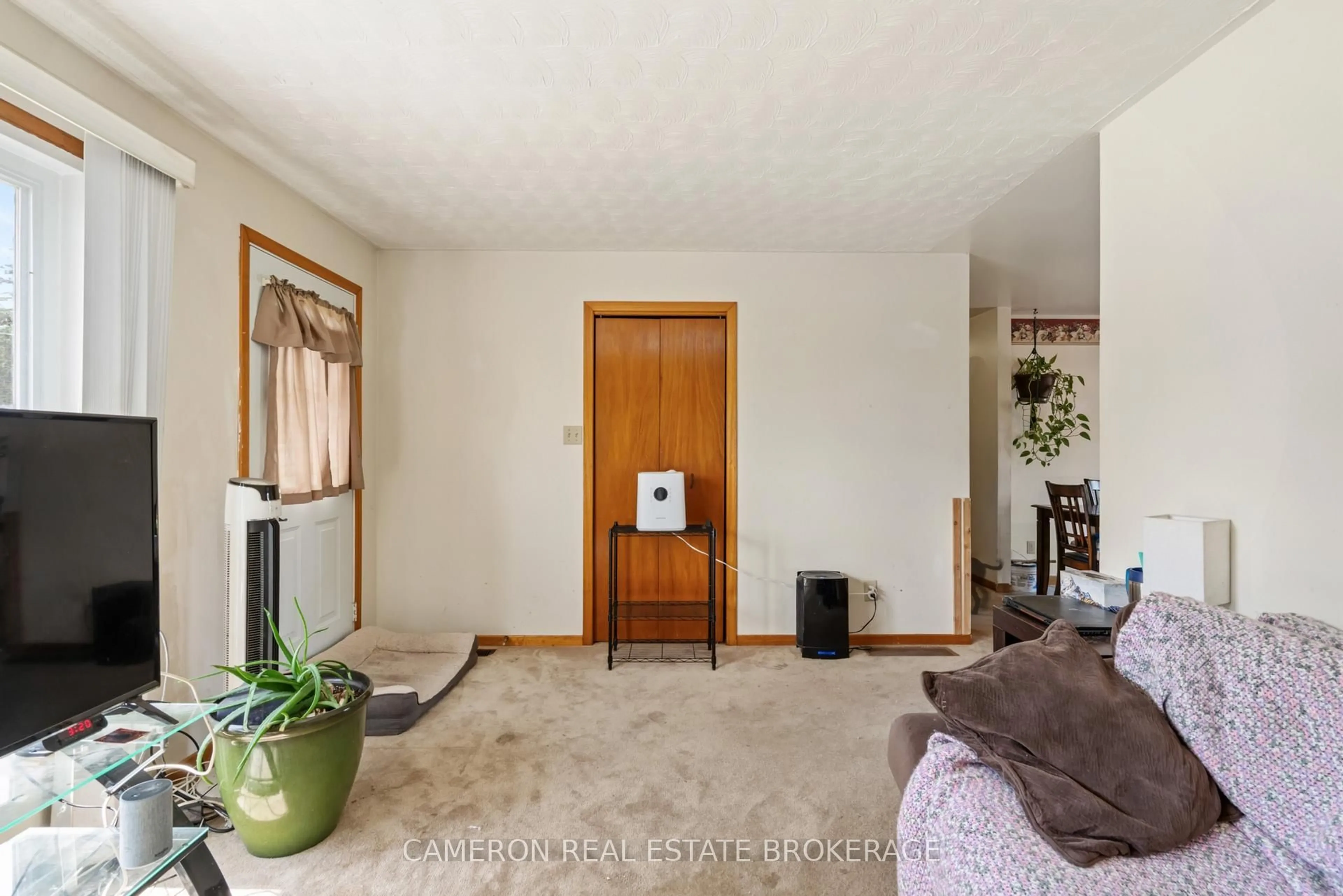 Living room with furniture, carpet floor for 3271 Bruce St, South Stormont Ontario K6K 1M4