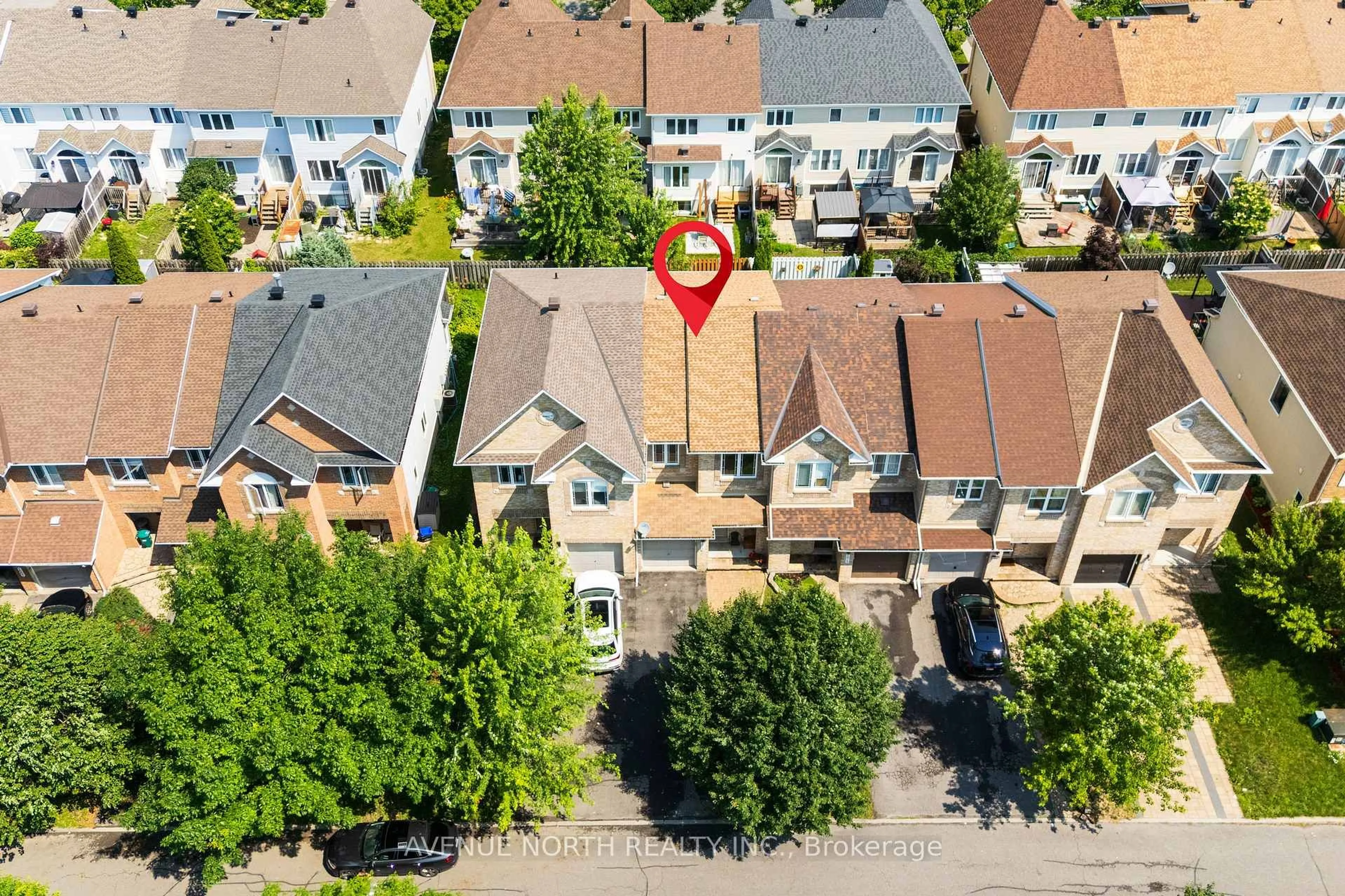 A pic from outside/outdoor area/front of a property/back of a property/a pic from drone, street for 1015 Candlewood St, Orleans Ontario K4A 5E8