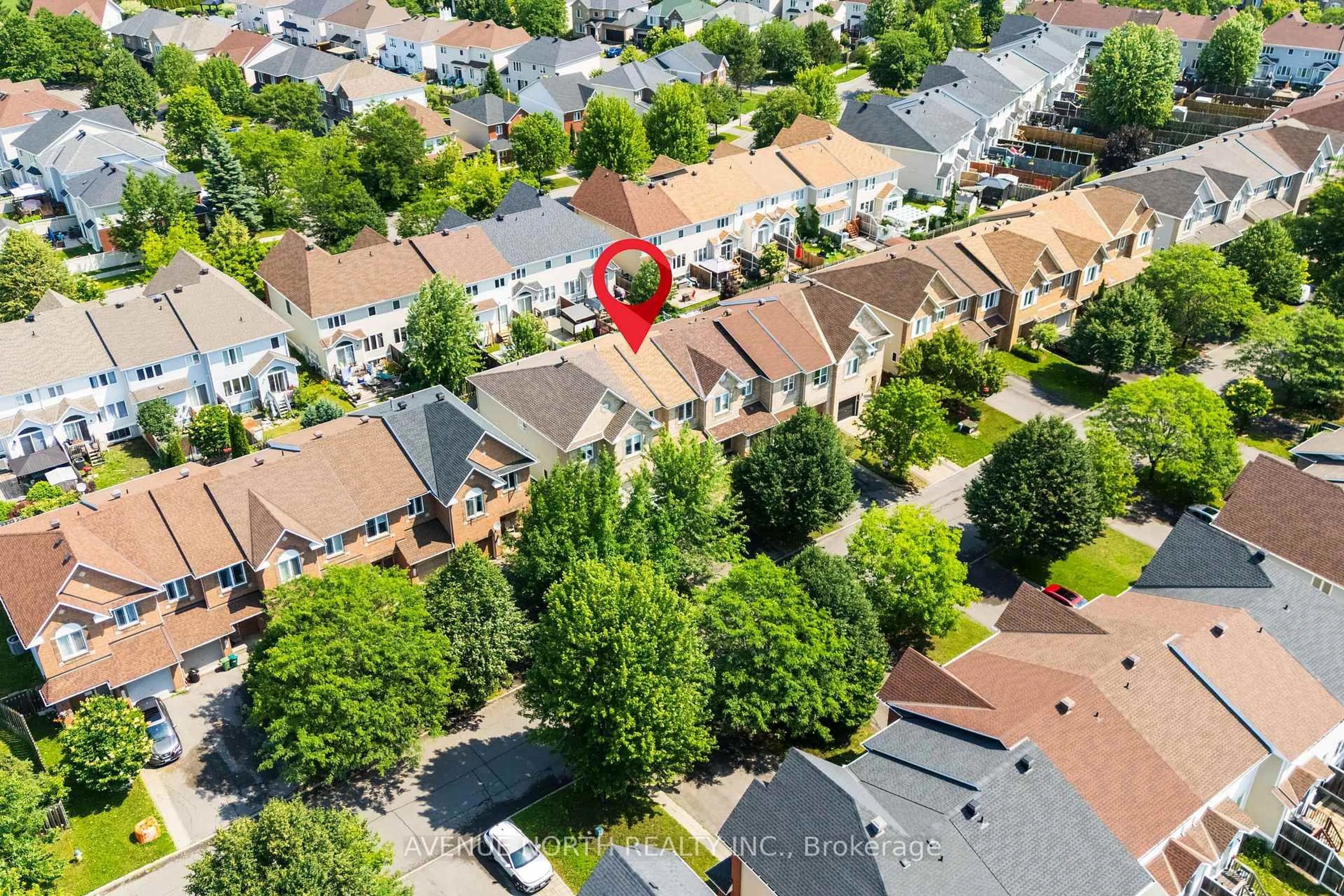 A pic from outside/outdoor area/front of a property/back of a property/a pic from drone, street for 1015 Candlewood St, Orleans Ontario K4A 5E8