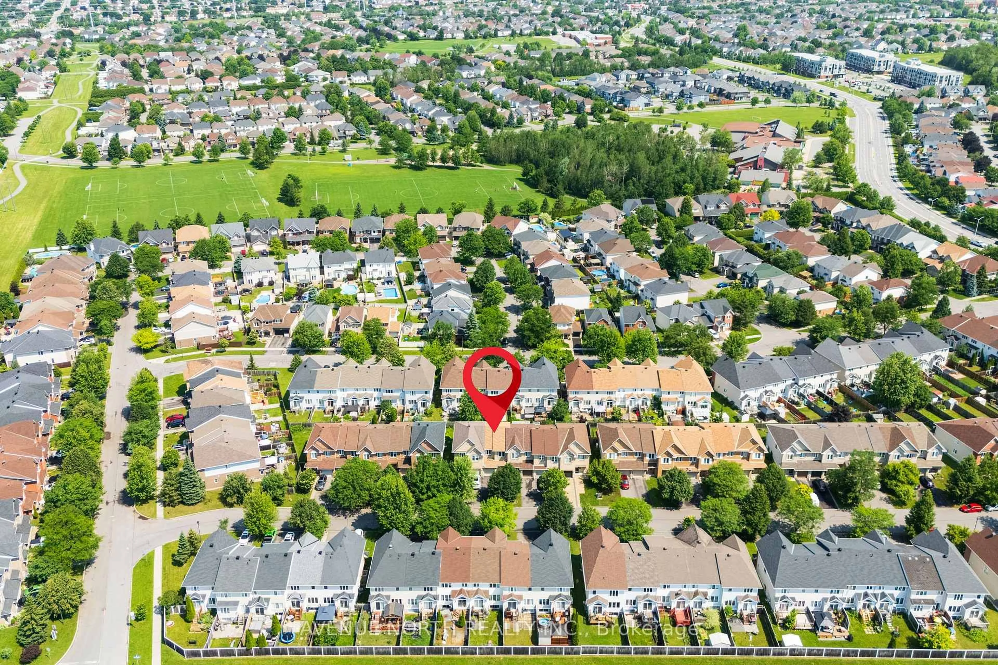 A pic from outside/outdoor area/front of a property/back of a property/a pic from drone, street for 1015 Candlewood St, Orleans Ontario K4A 5E8