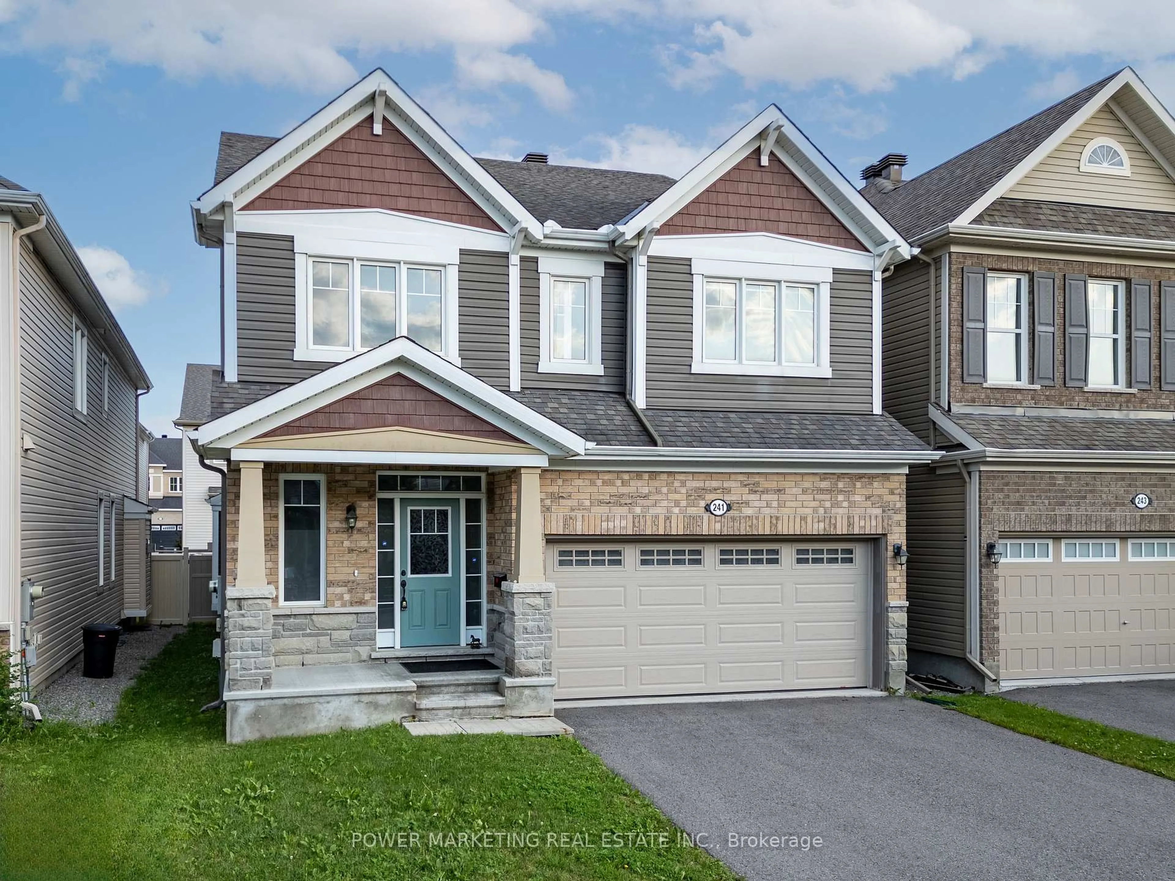 Home with brick exterior material, street for 241 Rue Des Soldats Riendeau St, Ottawa Ontario K2J 5Z4