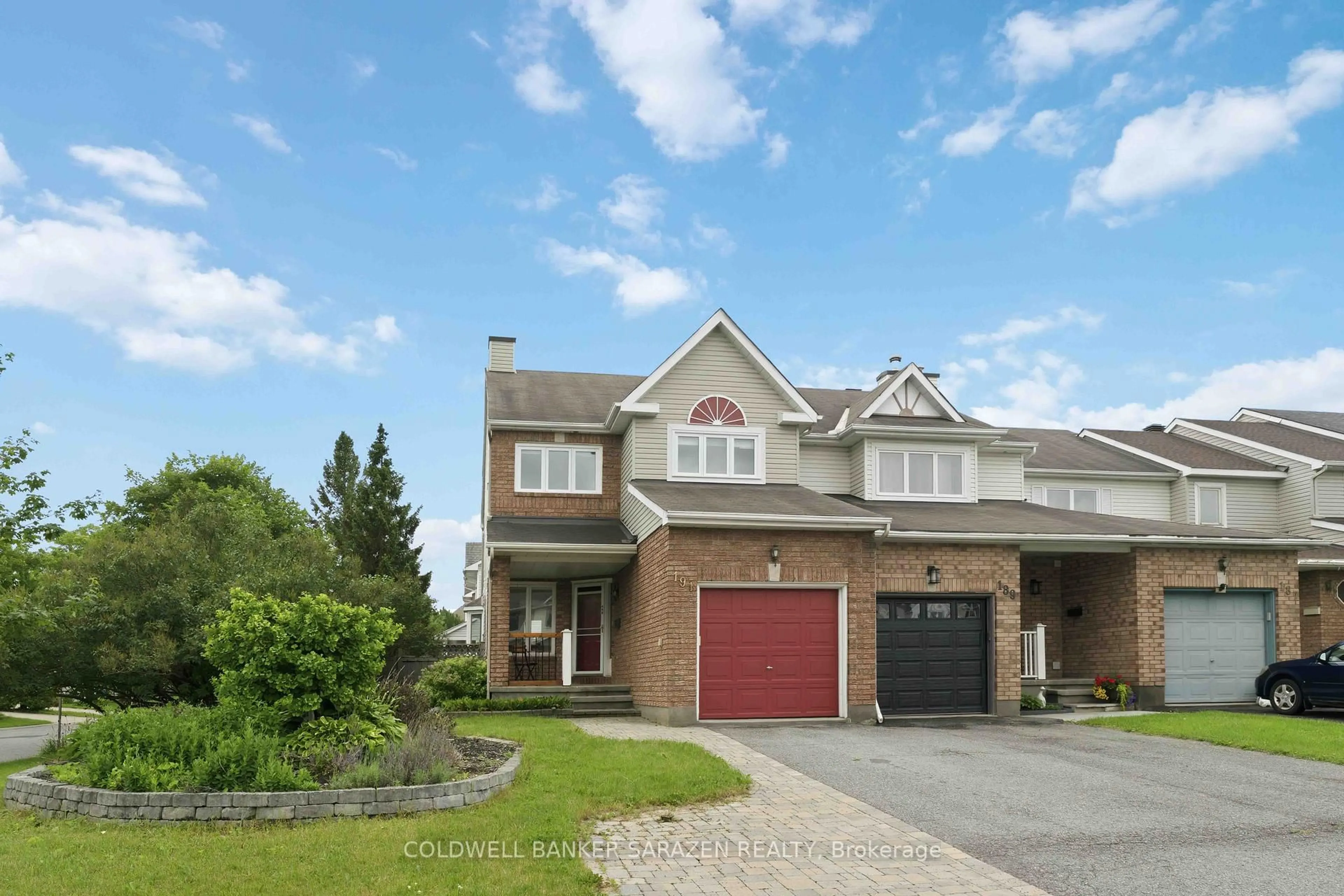Home with brick exterior material, street for 191 Markland Cres, Ottawa Ontario K2G 6B7