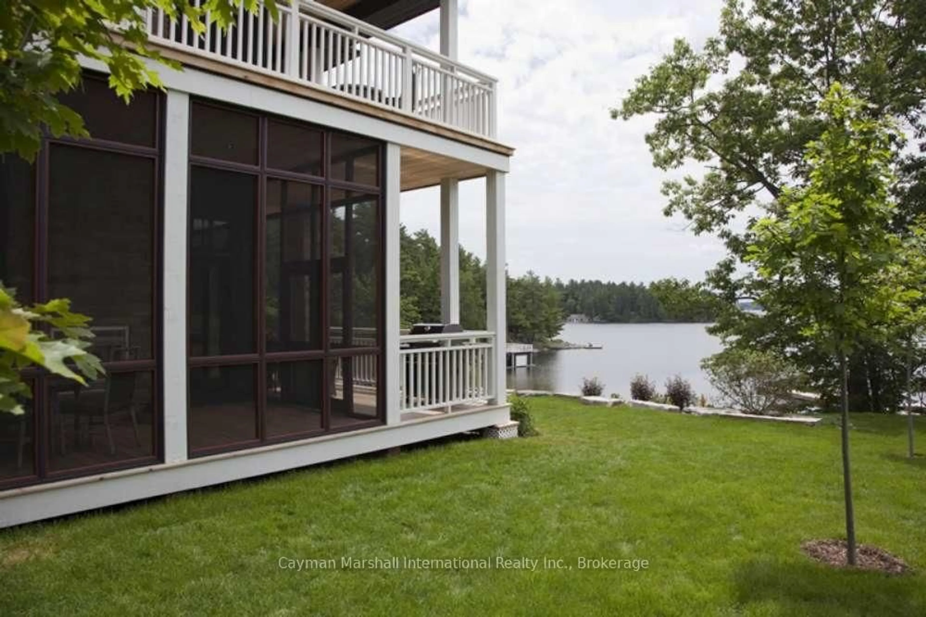 Patio, water/lake/river/ocean view for 1003 Matthew's Dr, Muskoka Lakes Ontario P0B 1P0