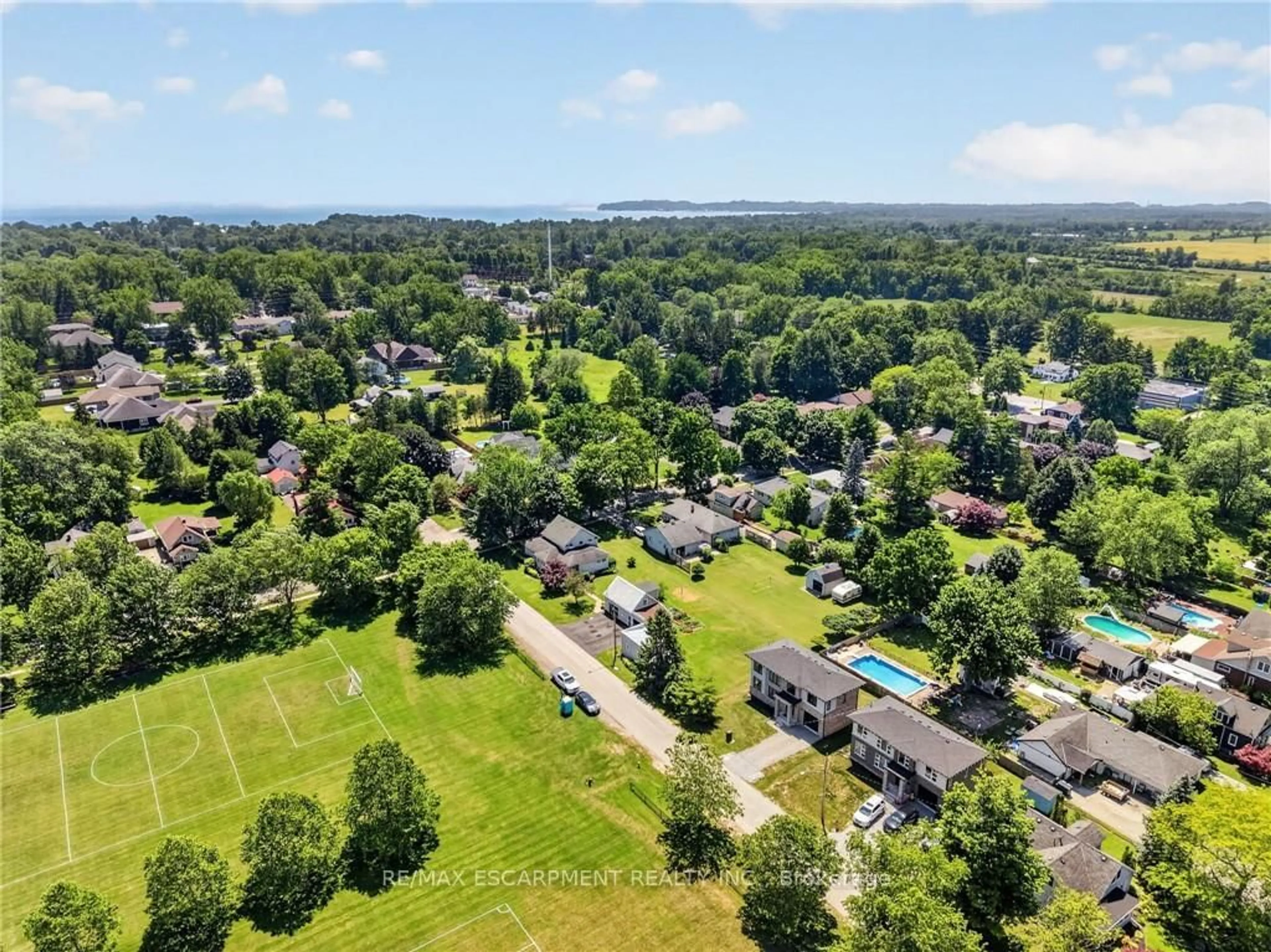 A pic from outside/outdoor area/front of a property/back of a property/a pic from drone, water/lake/river/ocean view for 203 PARK St, Fort Erie Ontario L0S 1N0