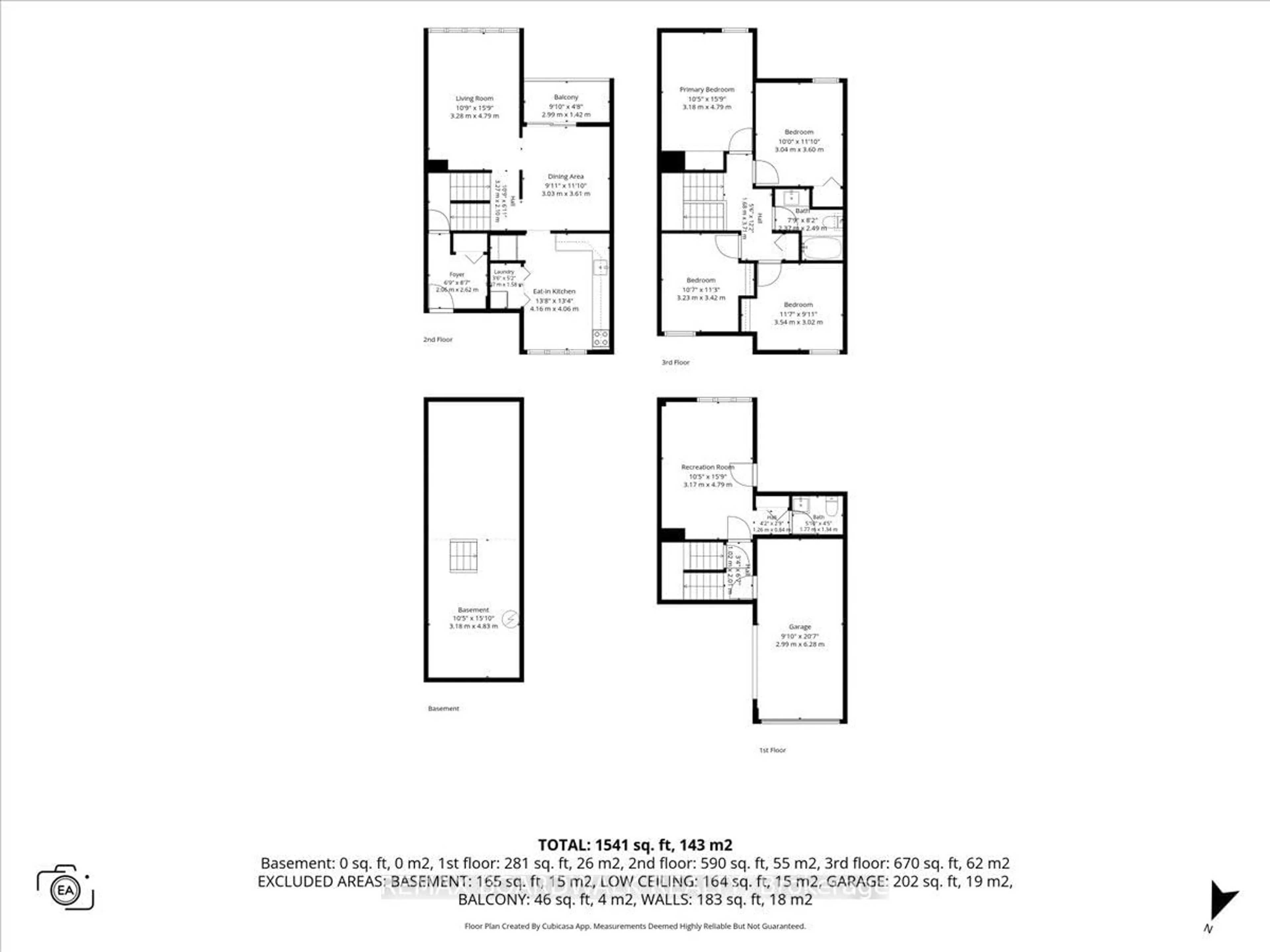Floor plan for 2126 Eric Cres #18, Ottawa Ontario K1B 4P4