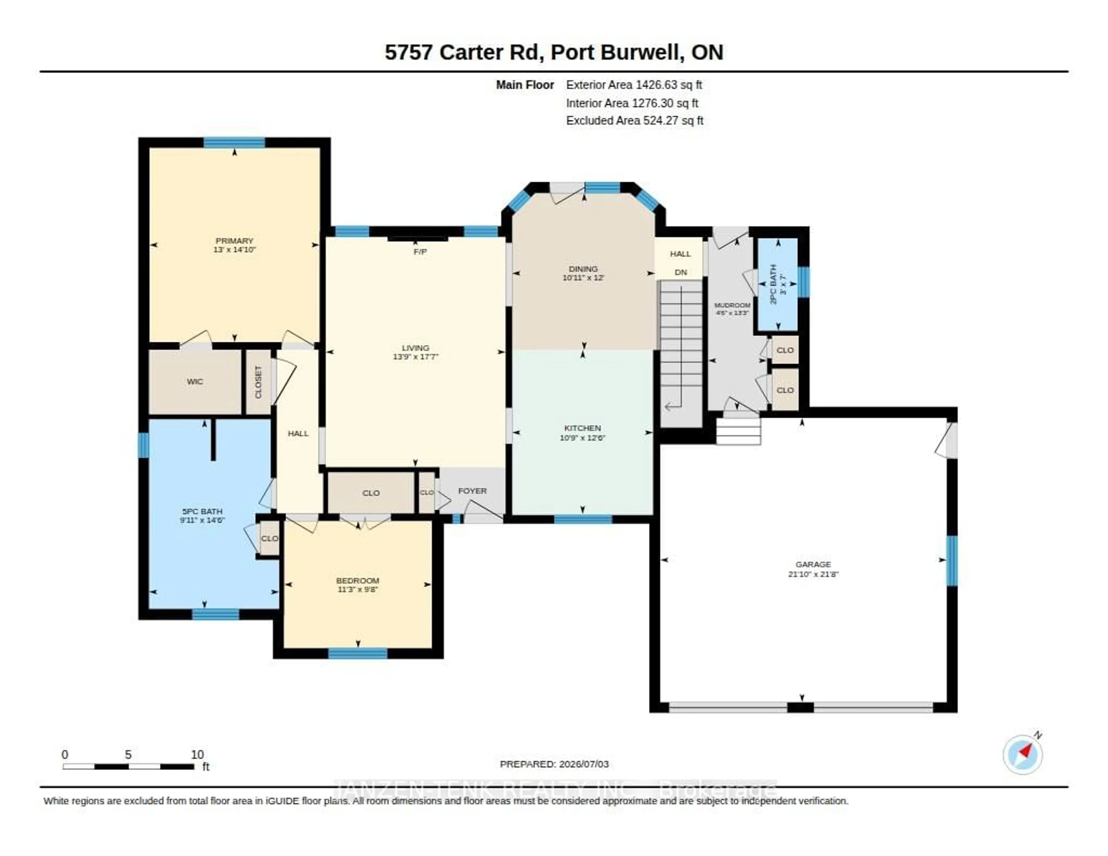 Floor plan for 5757 Carter Rd, Malahide Ontario N0J 1T0