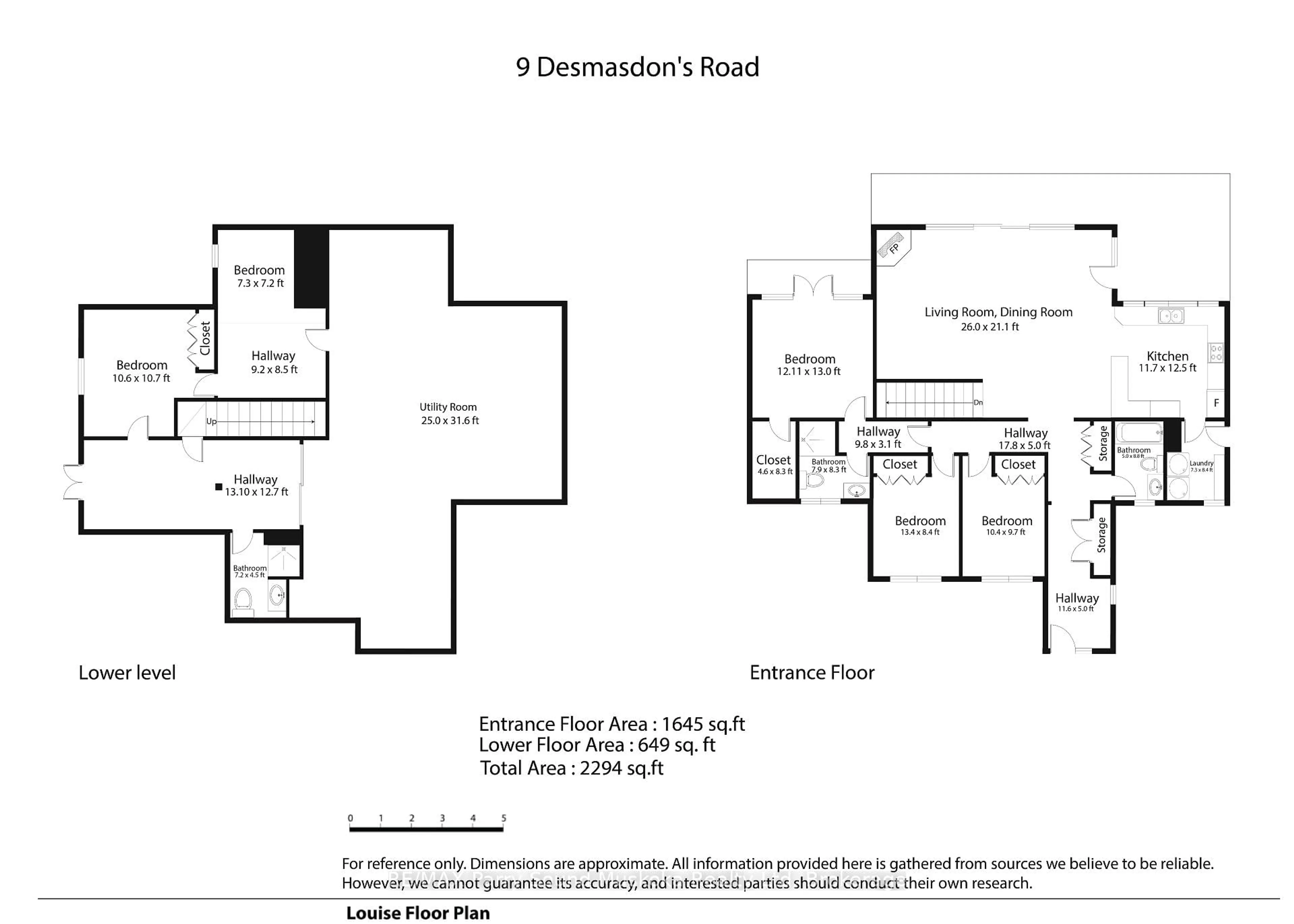 Floor plan for 9 Desmasdons Rd, The Archipelago Ontario P0G 1K0