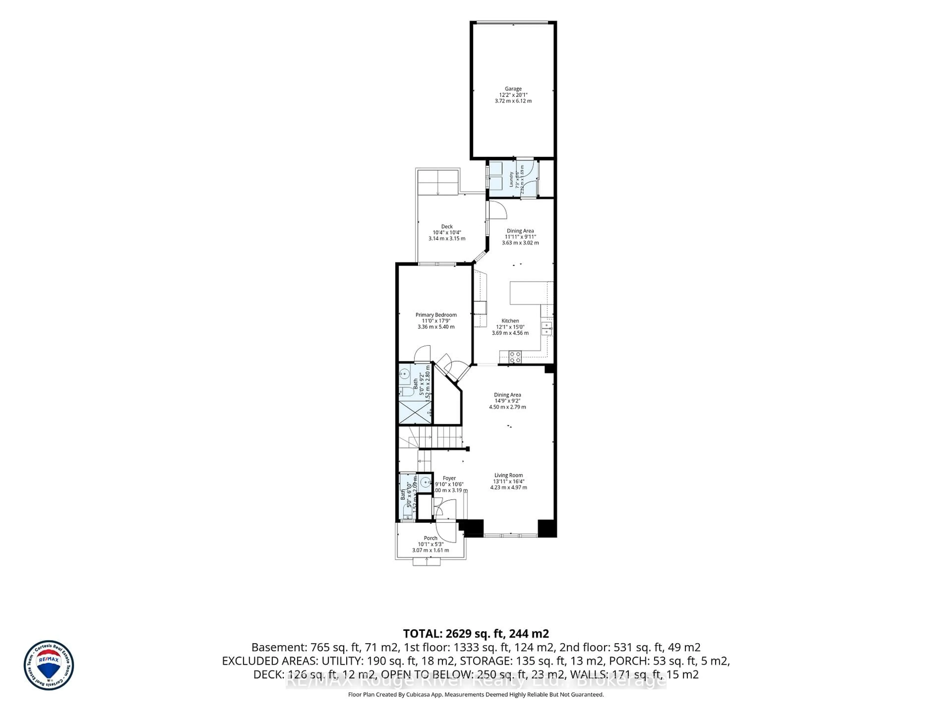 Floor plan for 797 Kane Terr, Cobourg Ontario K9A 5Y6