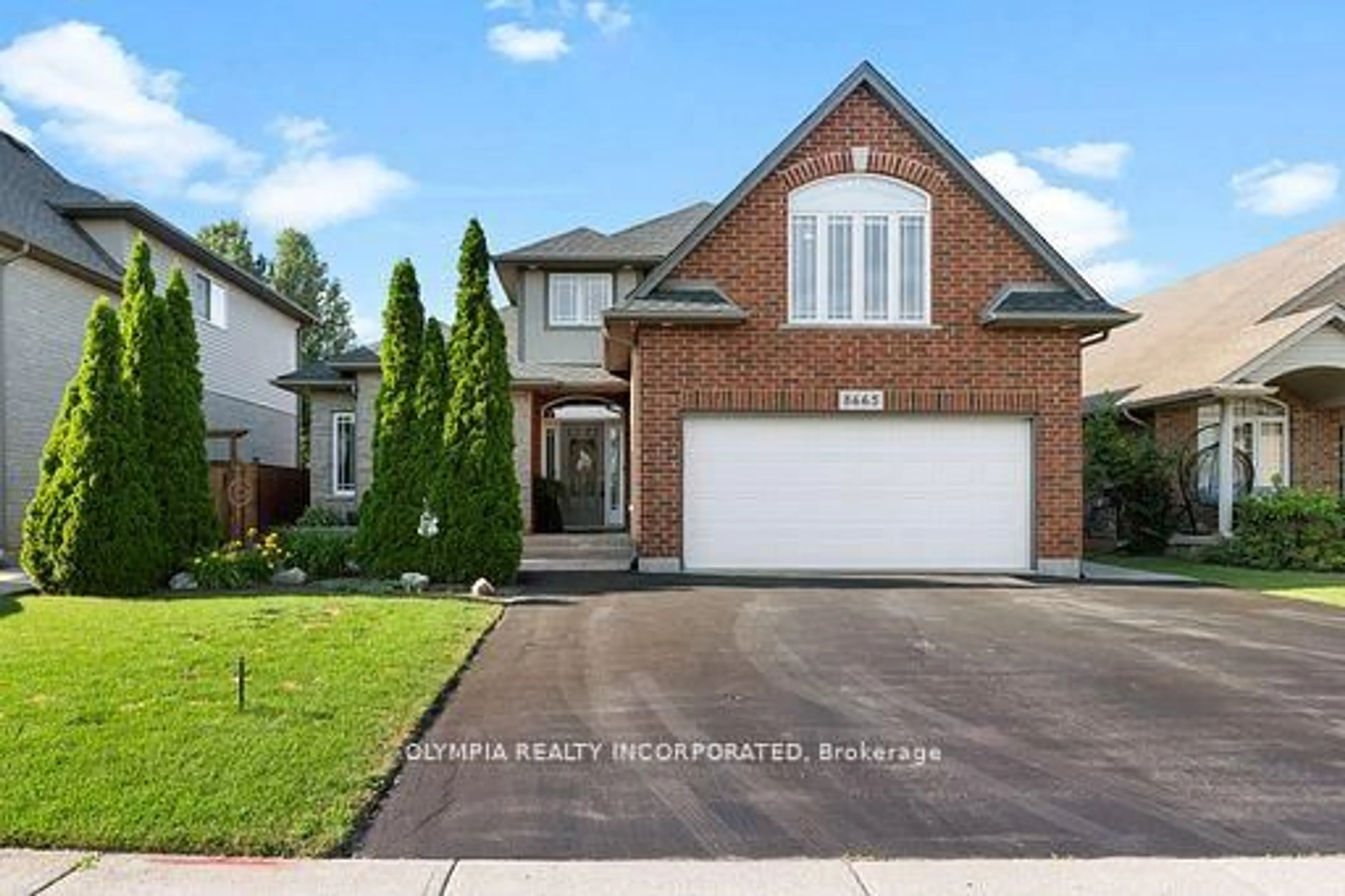 Home with brick exterior material, street for 8665 Westport Dr, Niagara Falls Ontario L2H 0A3