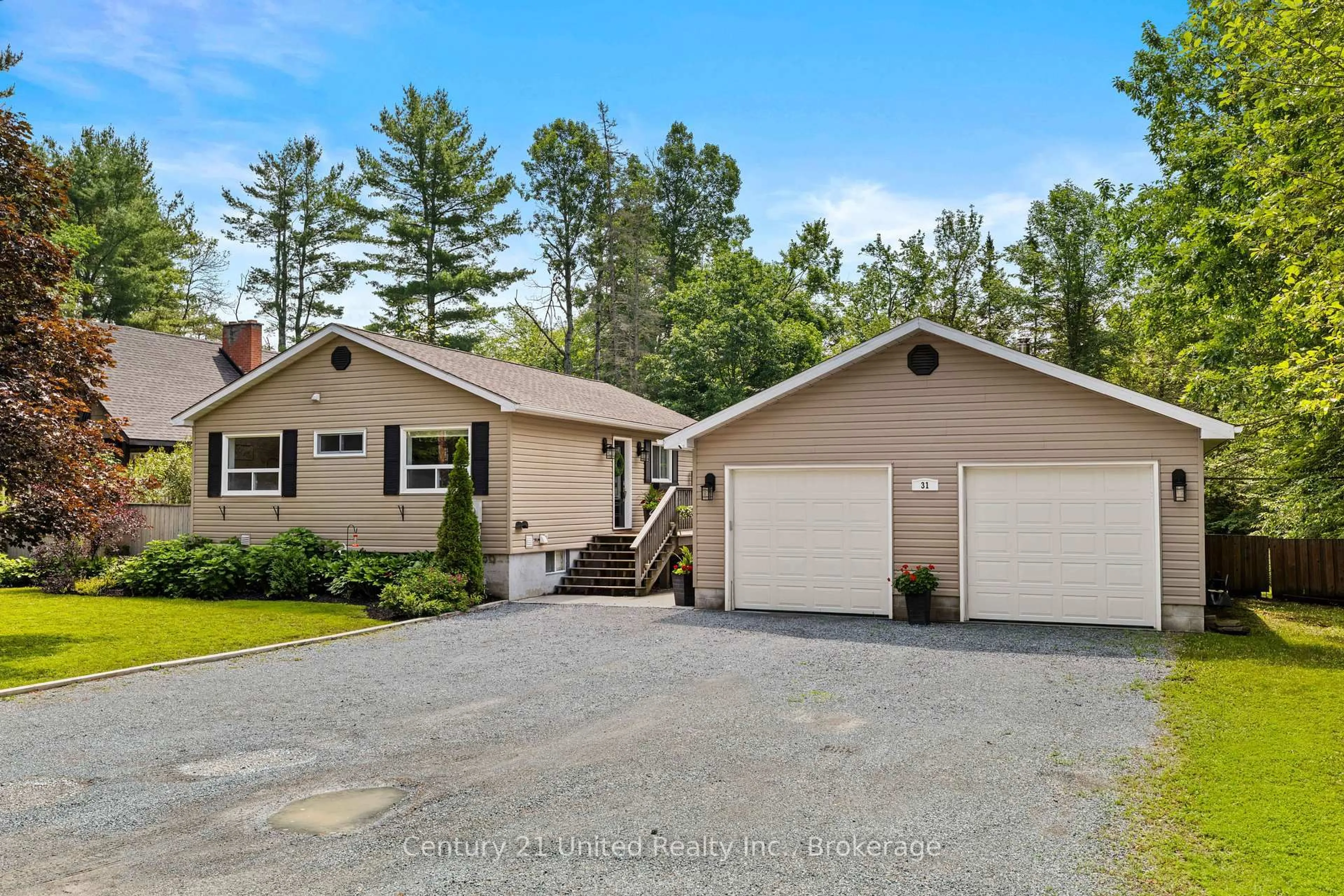 Home with vinyl exterior material, street for 31 River St, North Kawartha Ontario K0L 1A0