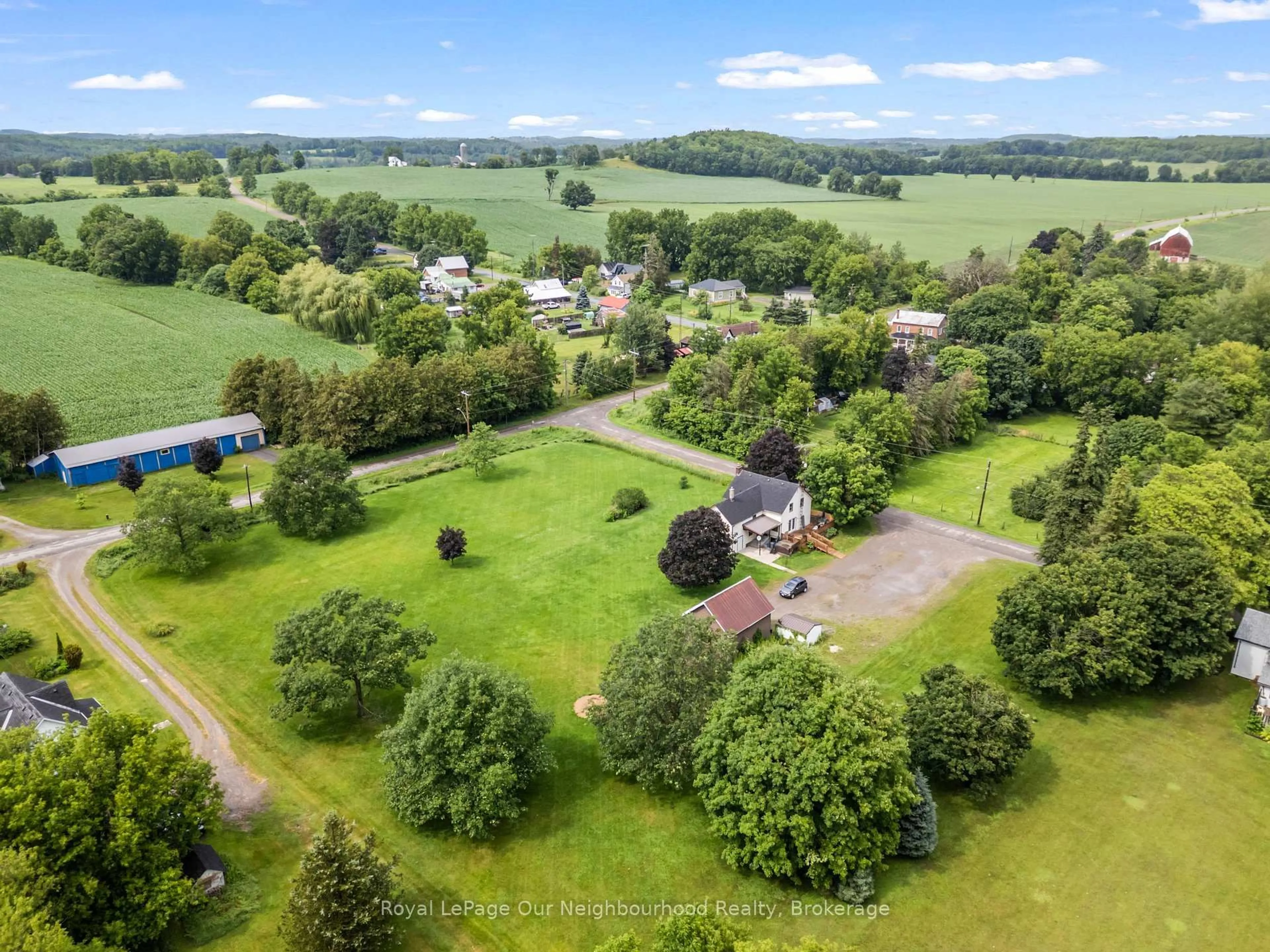 A pic from outside/outdoor area/front of a property/back of a property/a pic from drone, mountain view for 6 Douglas St, Trent Hills Ontario K0K 3K0
