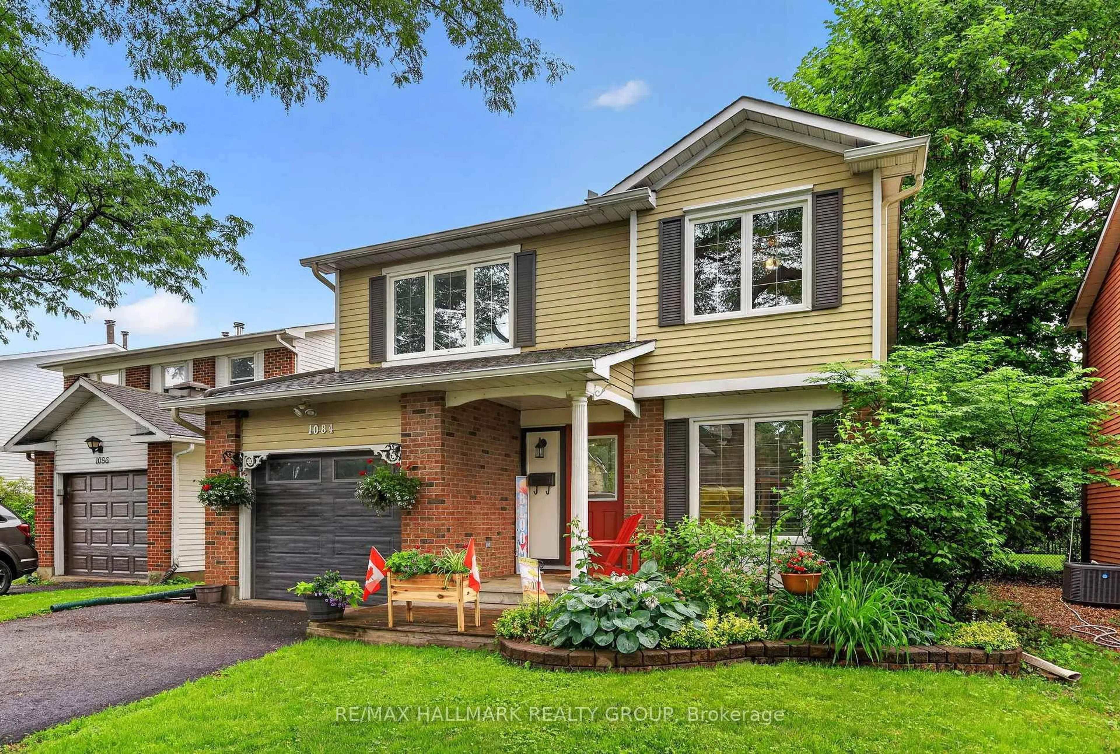 Home with brick exterior material, street for 1084 St Germain Cres, Ottawa Ontario K1C 2L8